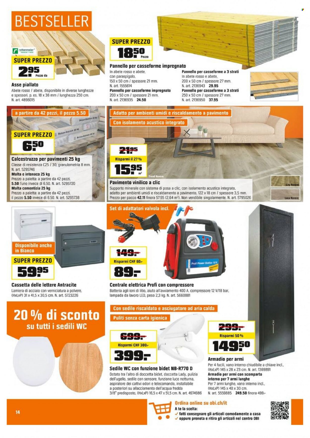 Volantino OBI - 27.11.2023 - 9.12.2023. Pagina 14