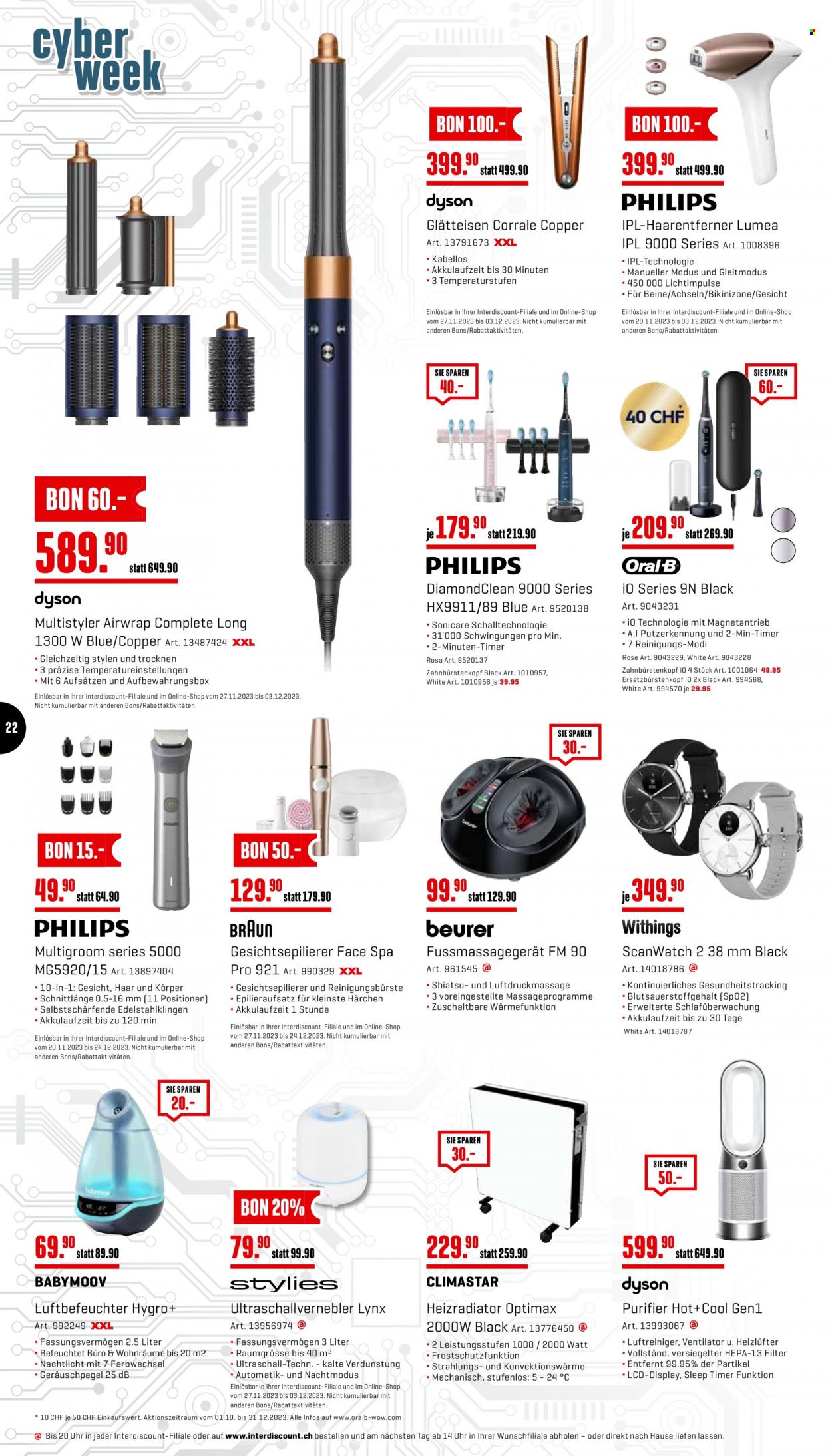 Catalogue Interdiscount - 27.11.2023 - 3.12.2023. Page 22