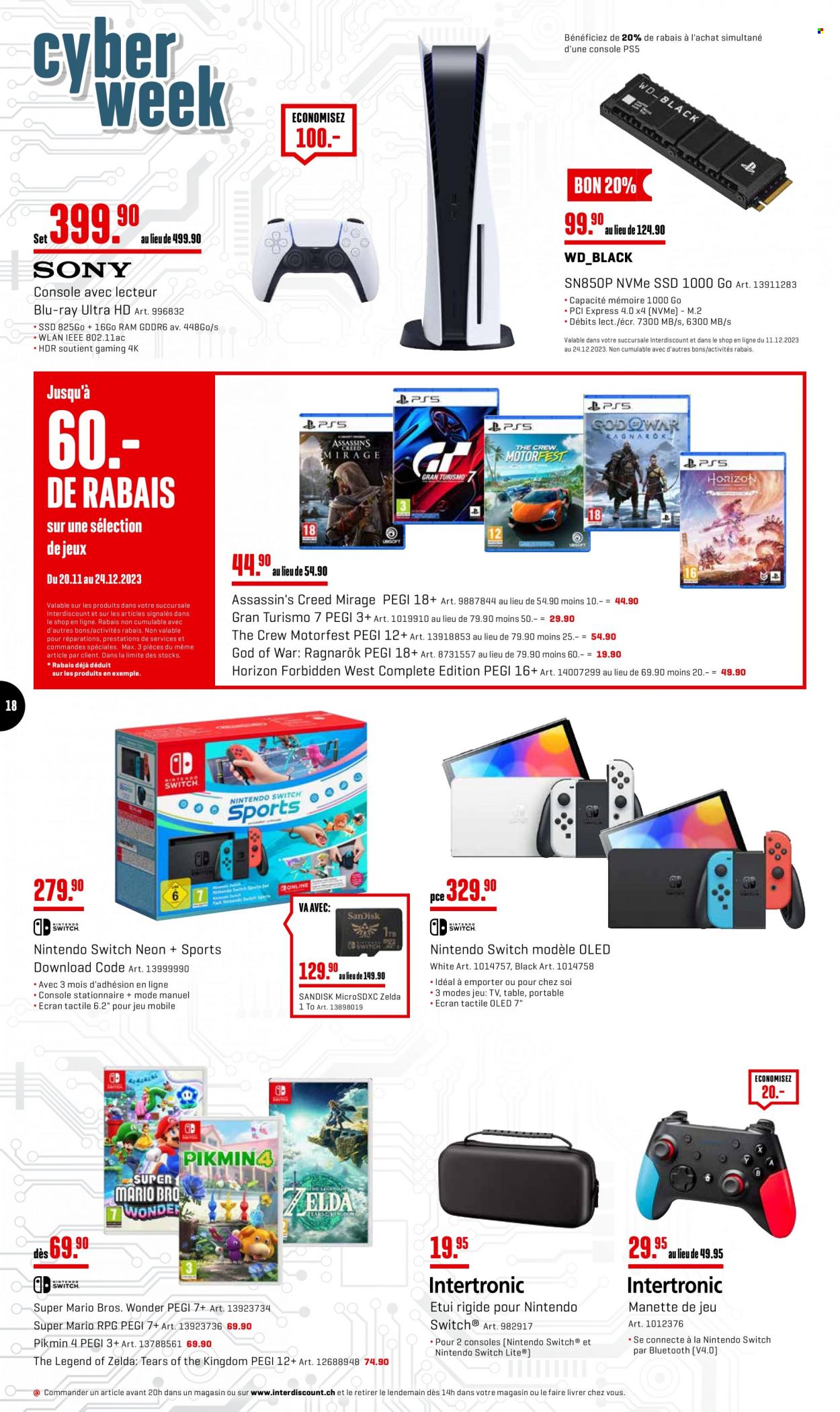 Catalogue Interdiscount - 27.11.2023 - 3.12.2023. Page 18
