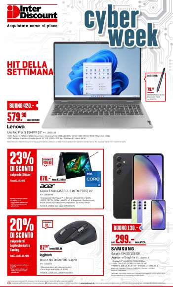 Volantino Interdiscount - 27.11.2023 - 3.12.2023.
