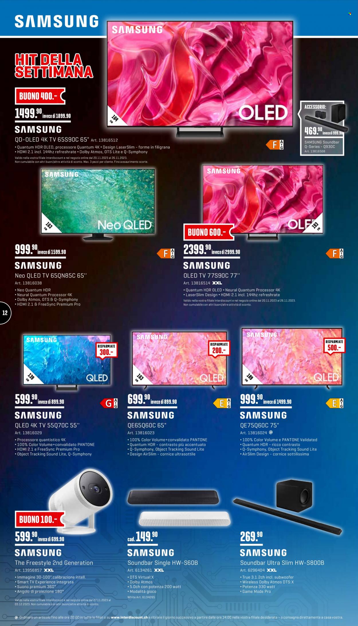 Volantino Interdiscount - 27.11.2023 - 3.12.2023. Pagina 12