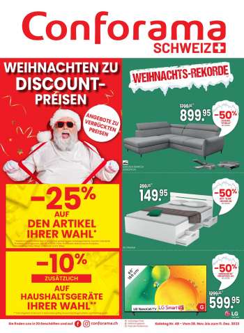Catalogue Conforama - 28.11.2023 - 11.12.2023.