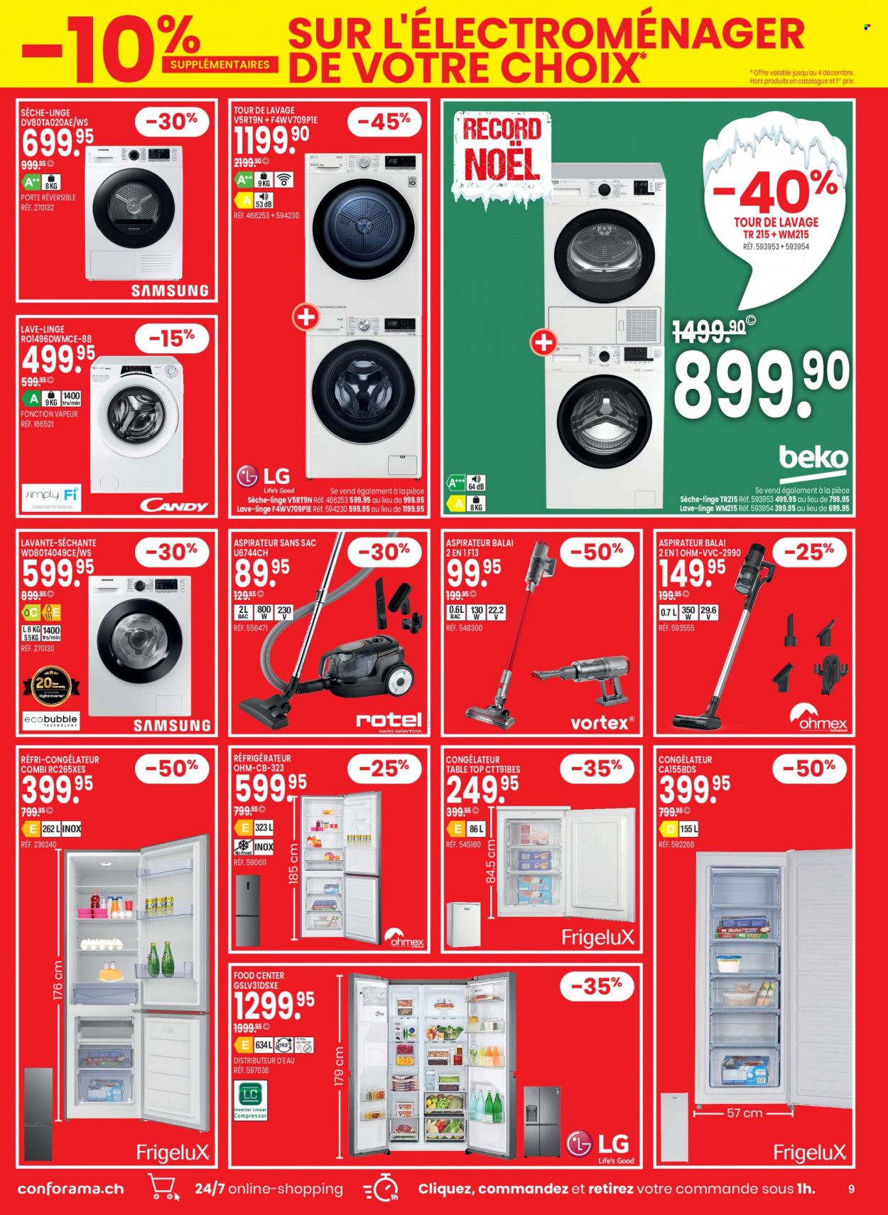 Volantino Conforama - 28.11.2023 - 11.12.2023. Pagina 9