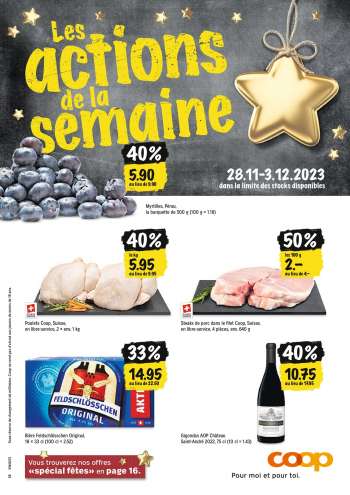 Prospekte Coop - 28.11.2023 - 3.12.2023.