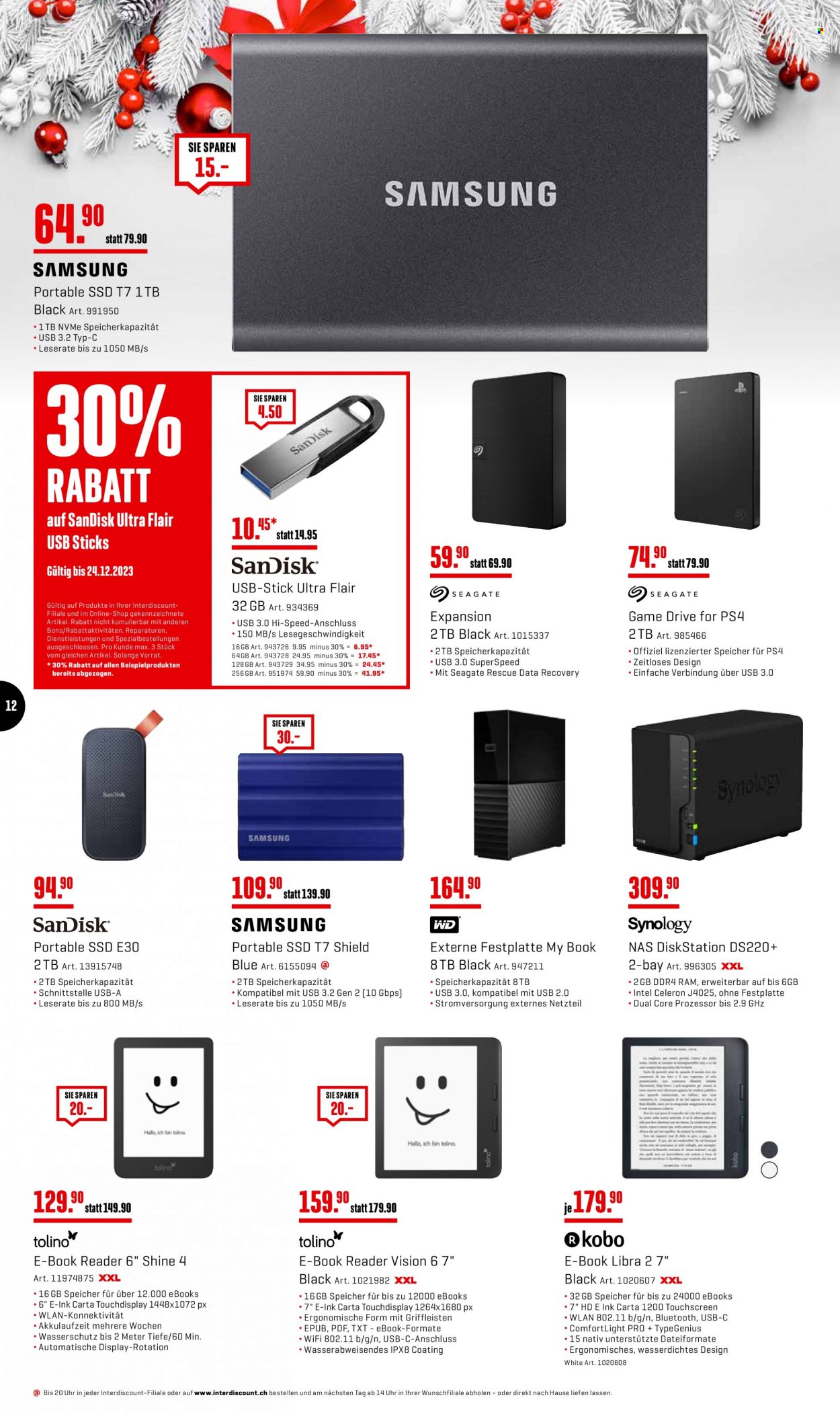 Volantino Interdiscount - 4.12.2023 - 24.12.2023. Pagina 12