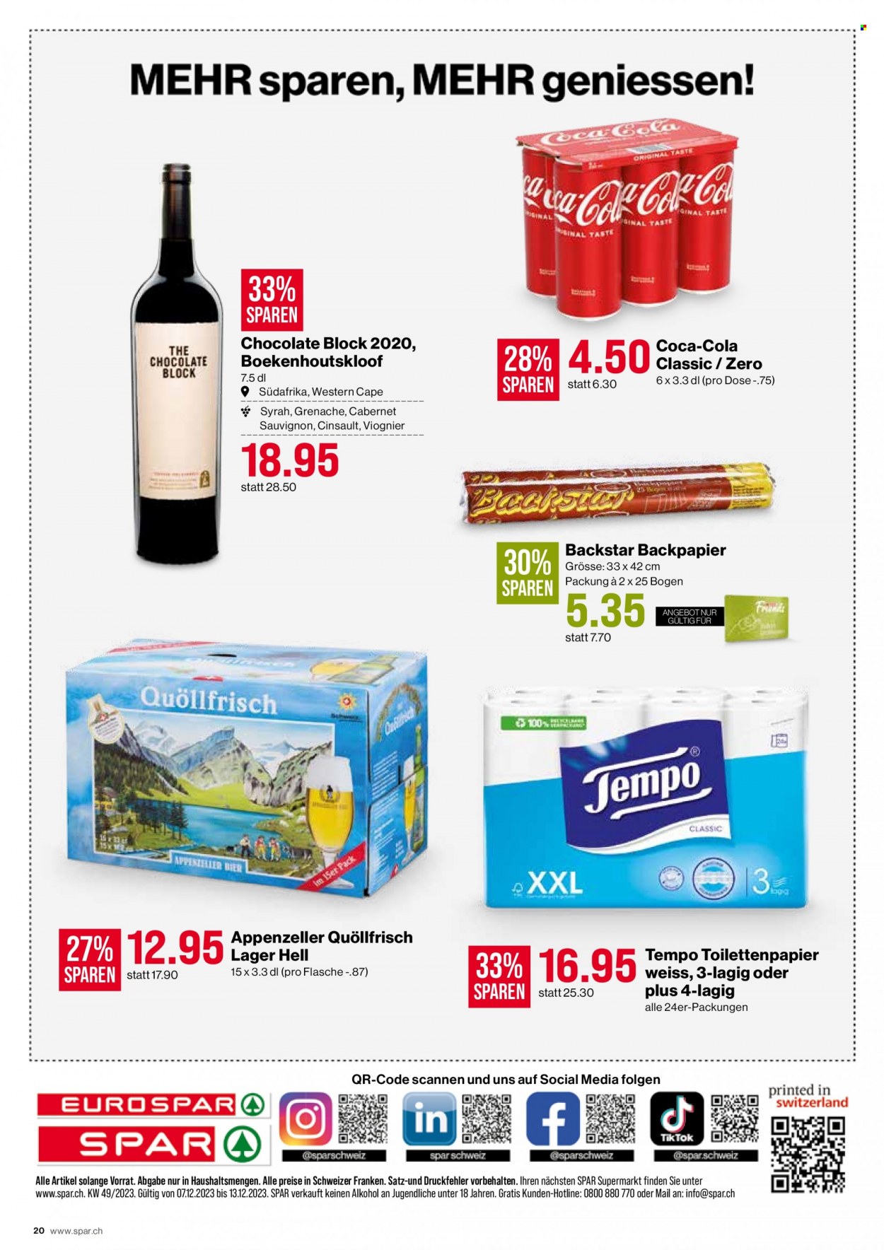 Volantino SPAR - 7.12.2023 - 13.12.2023. Pagina 20