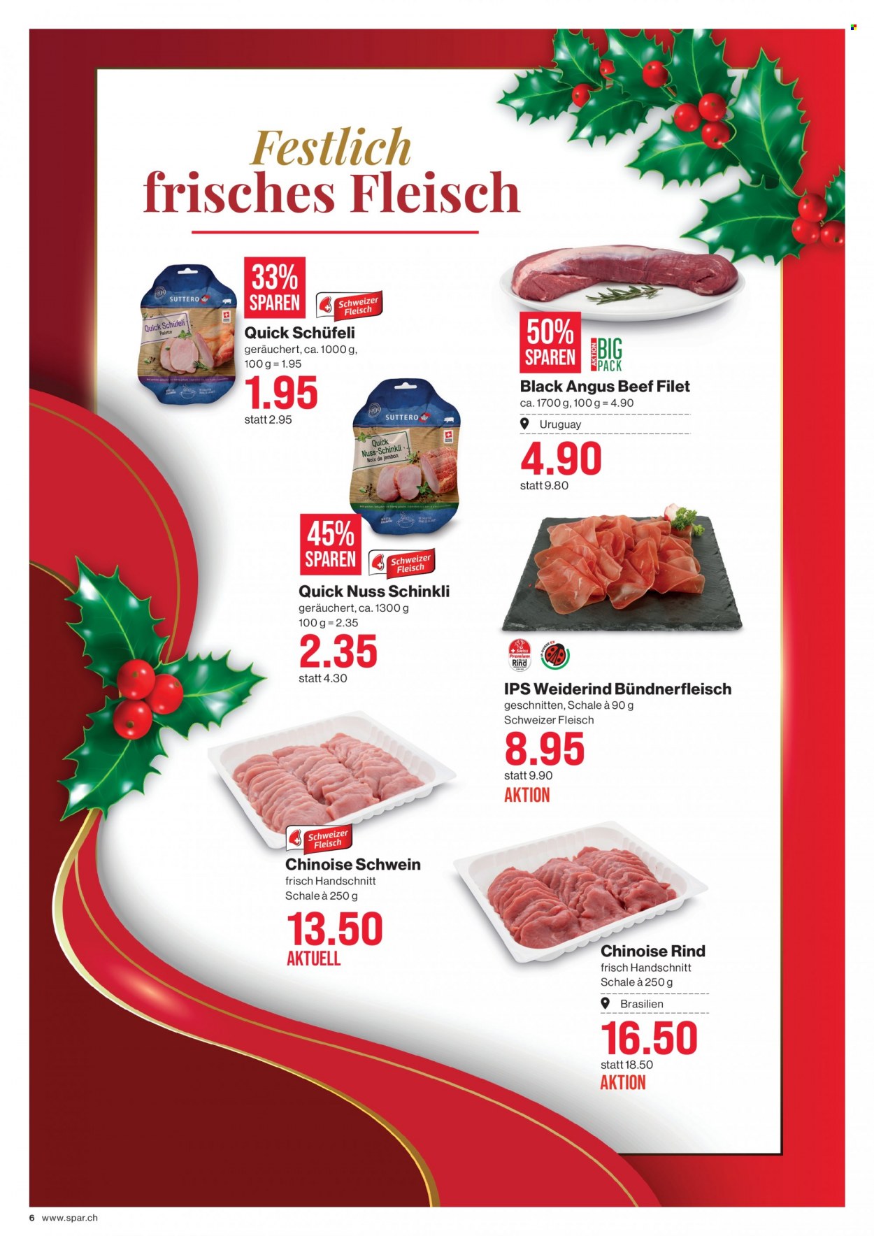 Prospekt SPAR - 7.12.2023 - 3.1.2024. Seite 6
