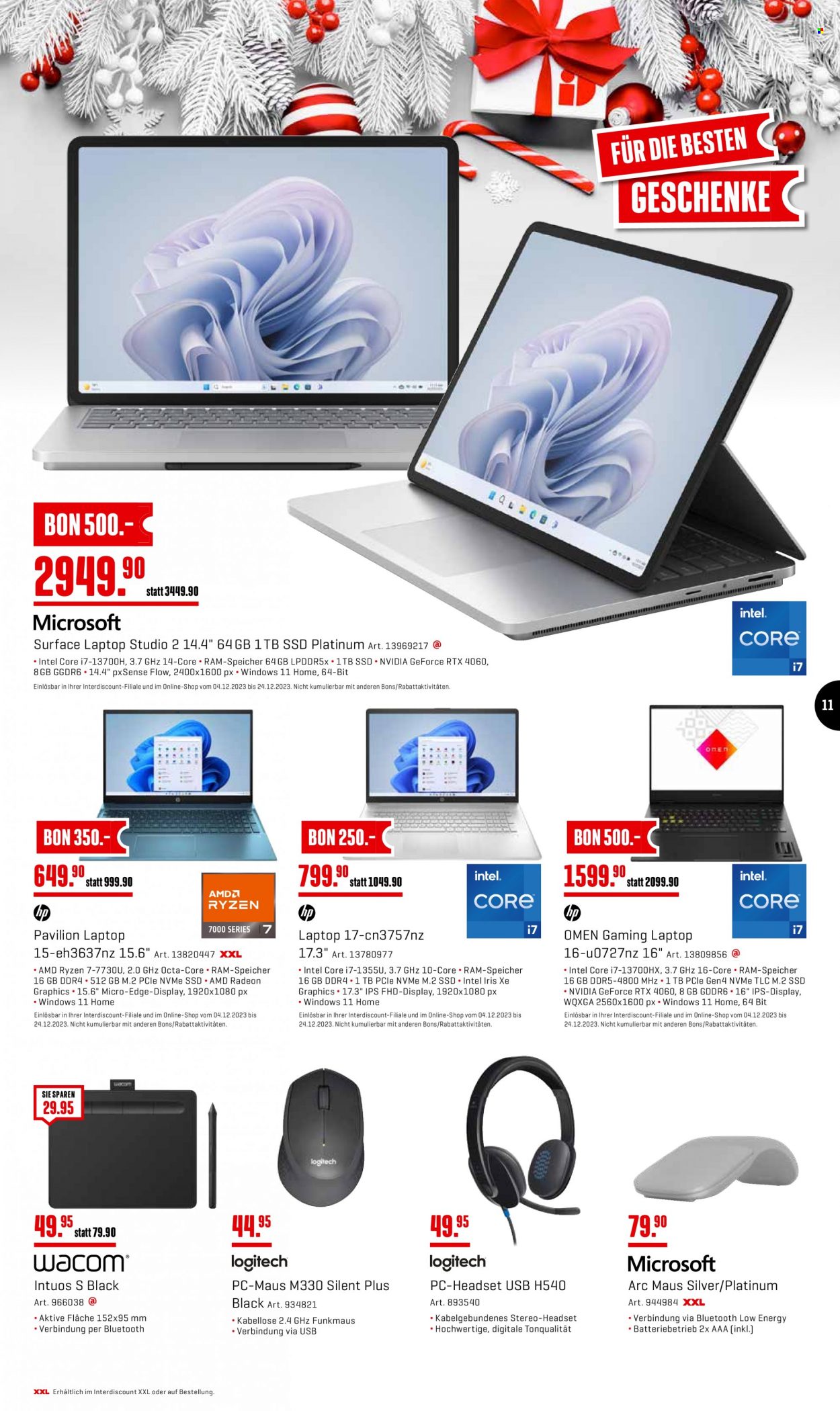 Volantino Interdiscount - 11.12.2023 - 24.12.2023. Pagina 11