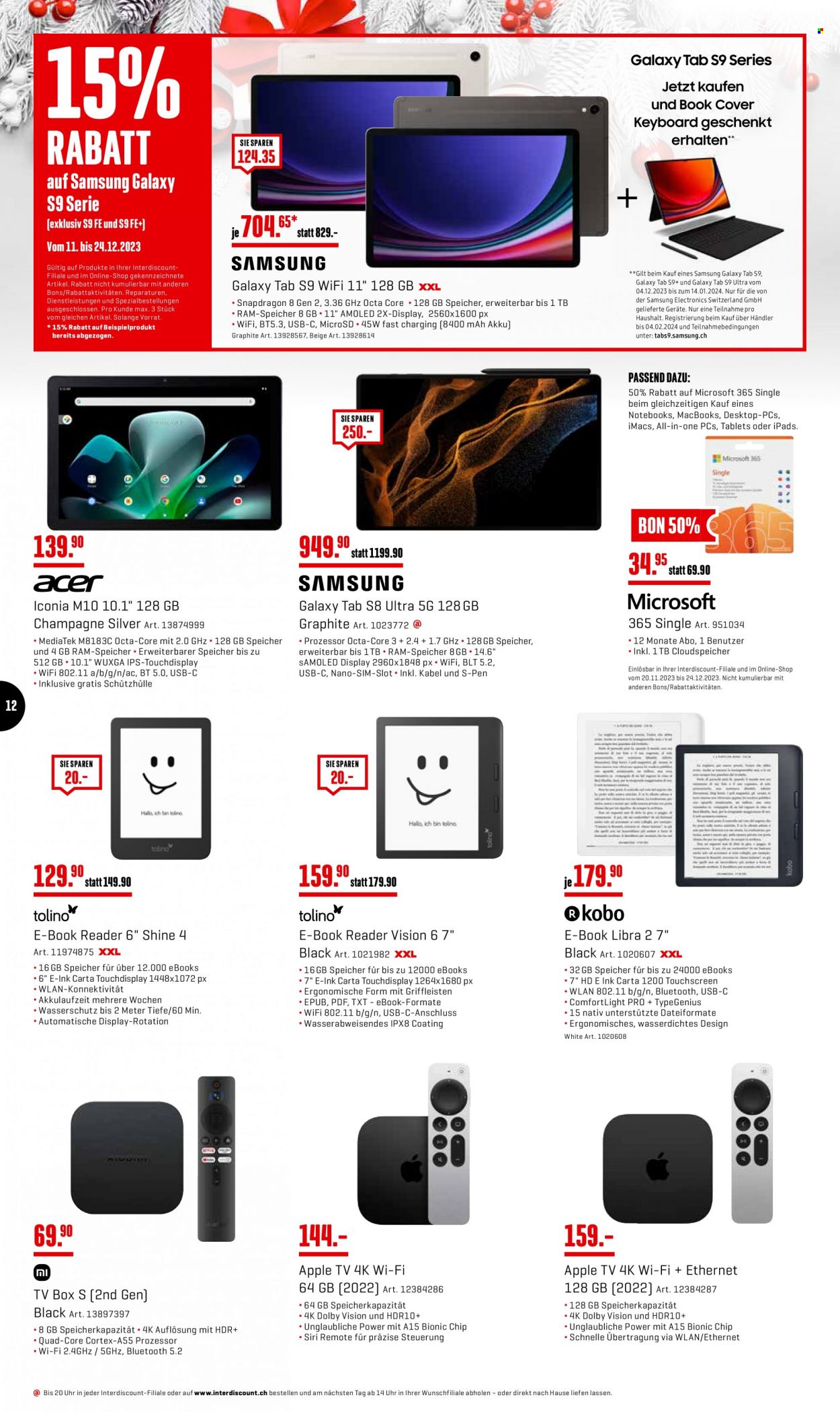 Volantino Interdiscount - 11.12.2023 - 24.12.2023. Pagina 12