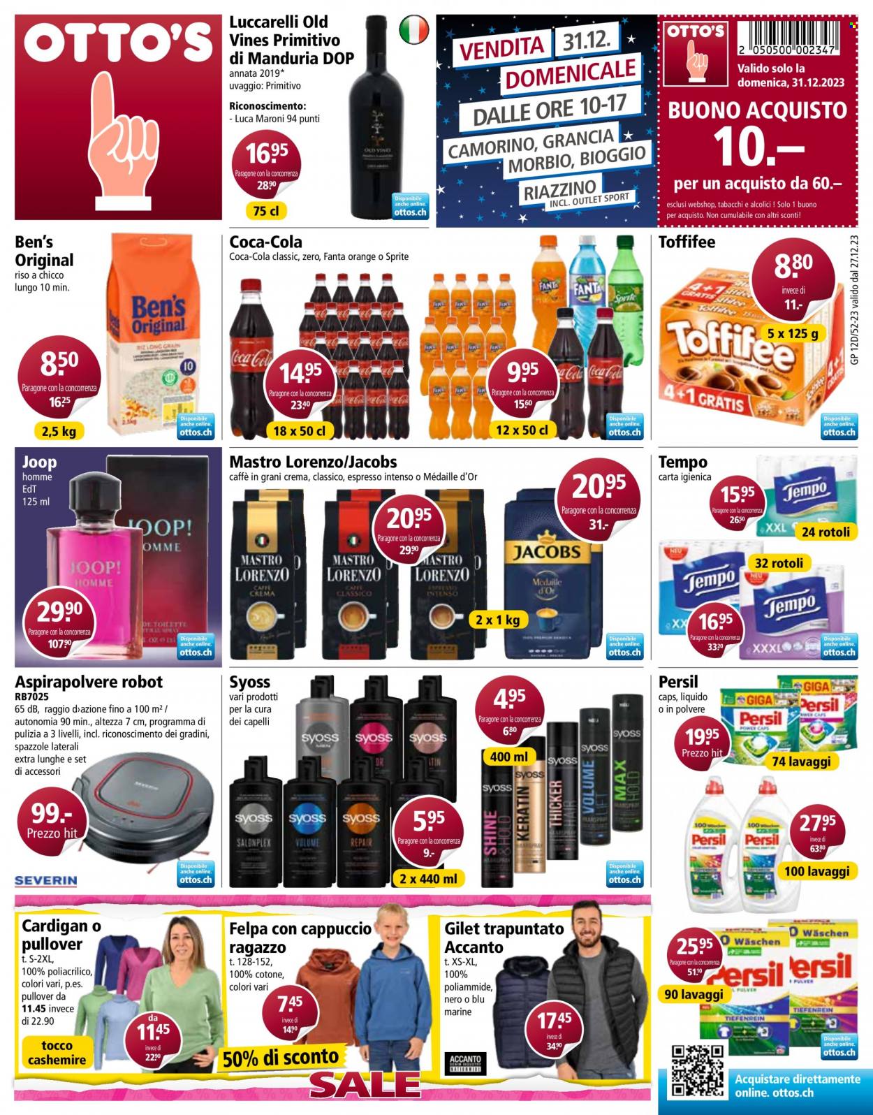 Volantino Otto's - 27.12.2023 - 2.1.2024. Pagina 1