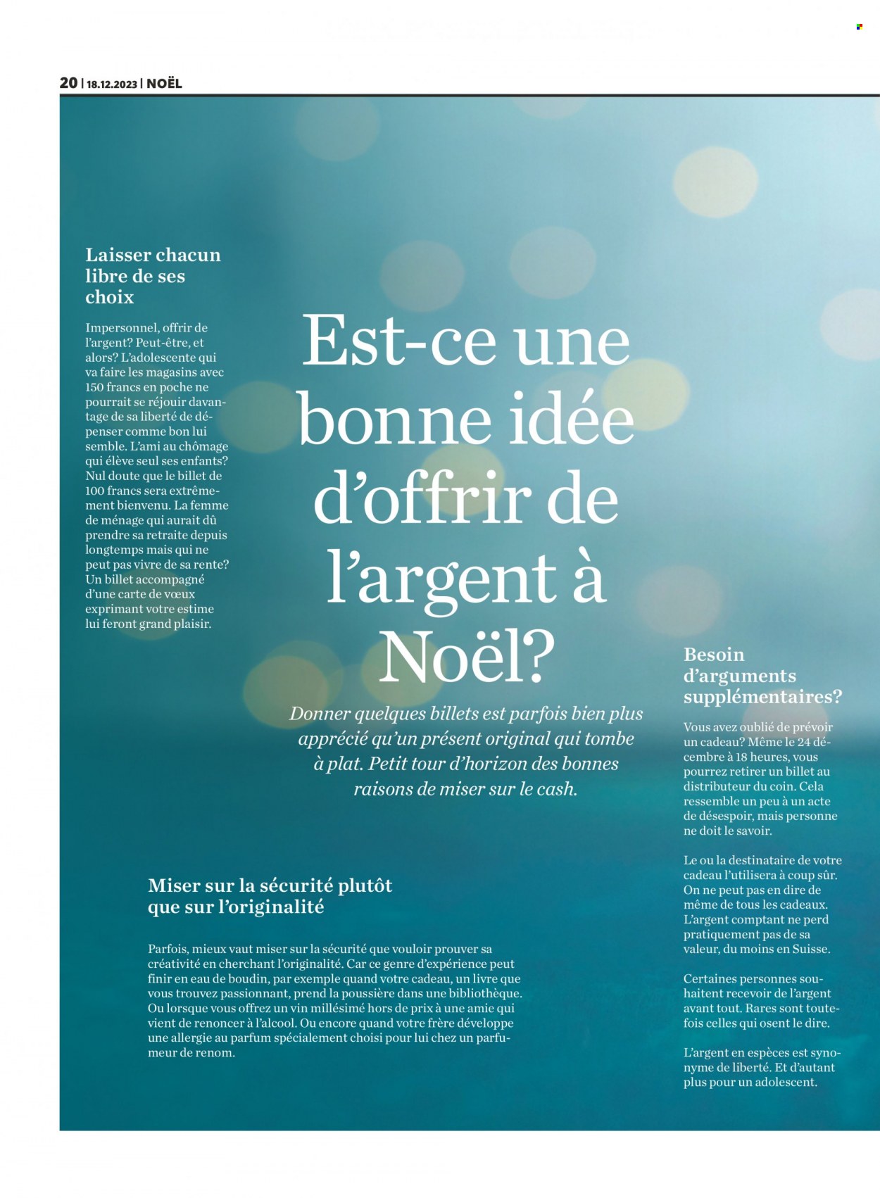 Catalogue Migros - 18.12.2023 - 24.12.2023. Page 20