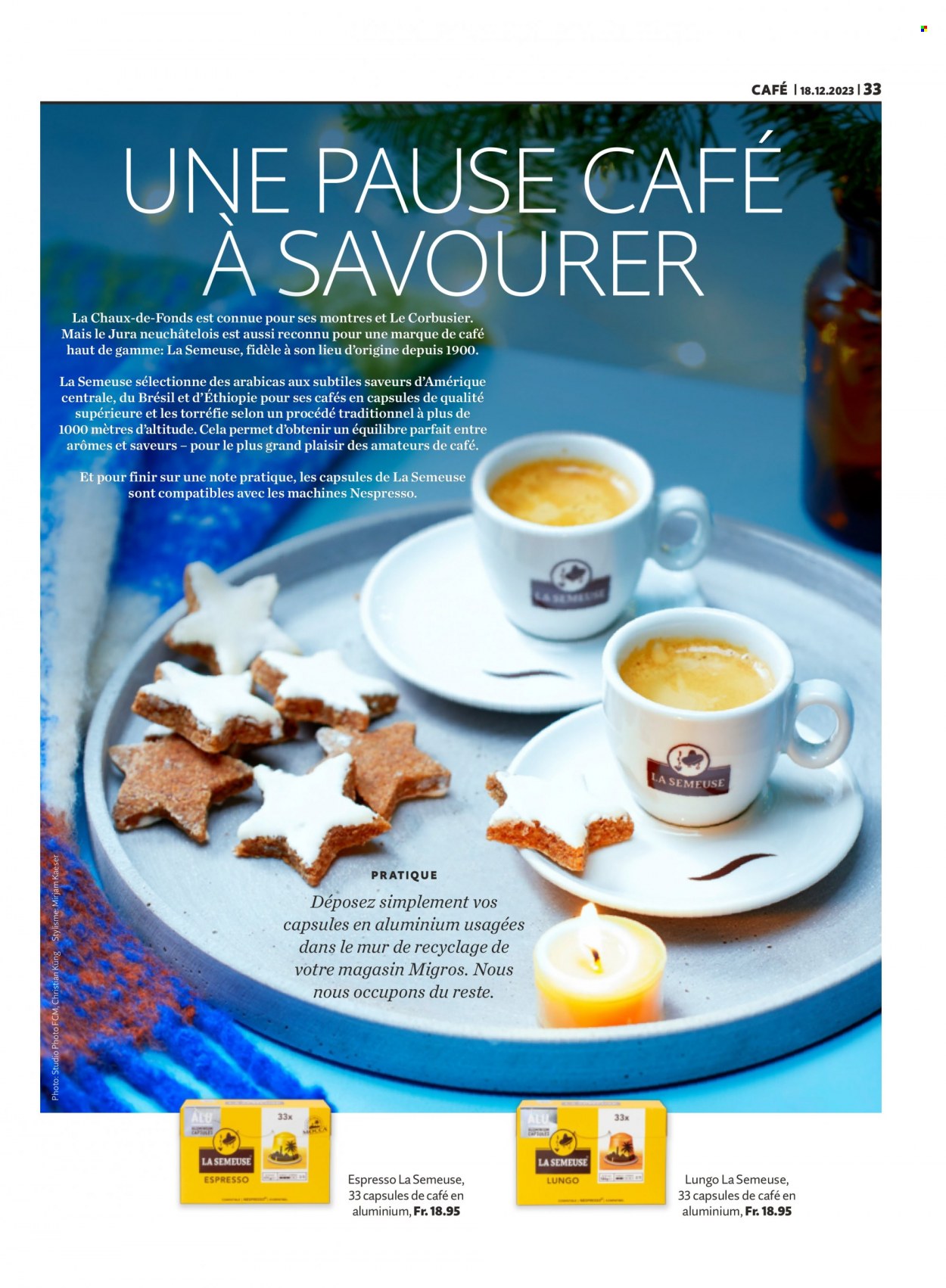 Catalogue Migros - 18.12.2023 - 24.12.2023. Page 33
