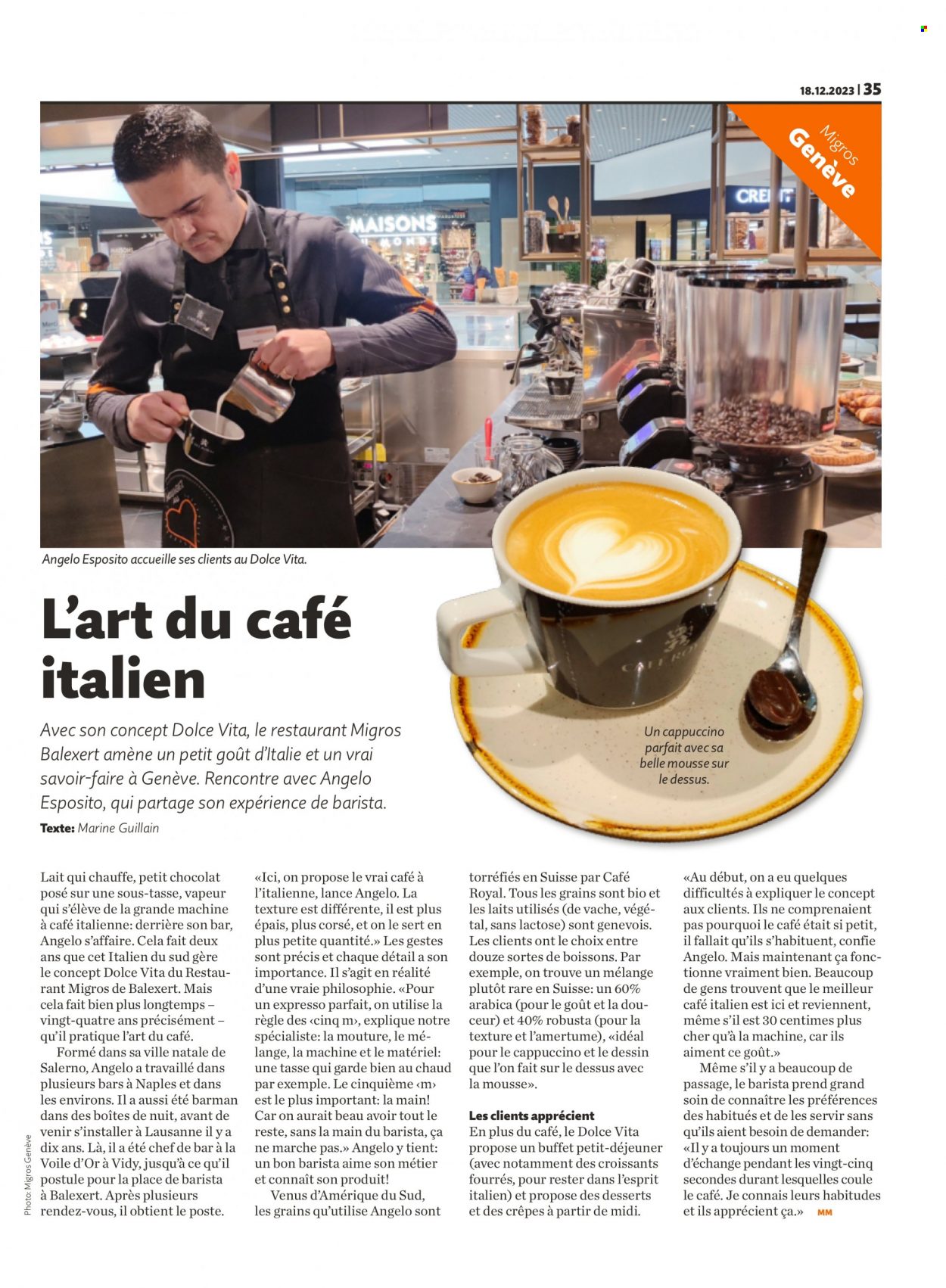 Catalogue Migros - 18.12.2023 - 24.12.2023. Page 35