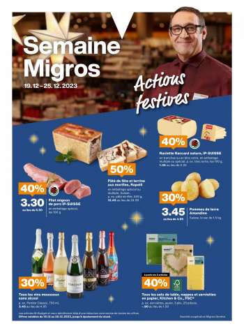 Prospekte Migros - 19.12.2023 - 25.12.2023.