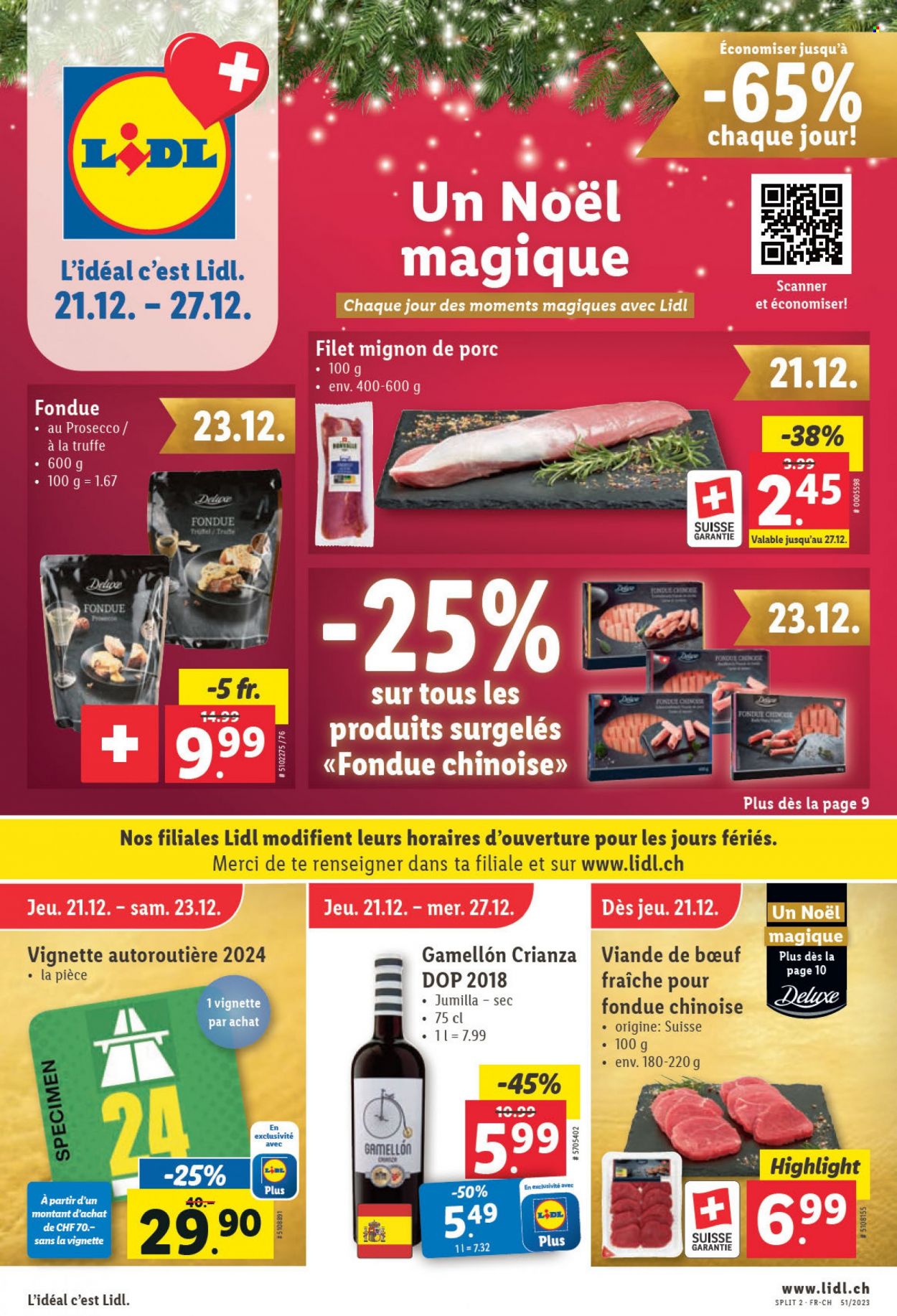 Prospekt Lidl - 21.12.2023 - 27.12.2023. Seite 1