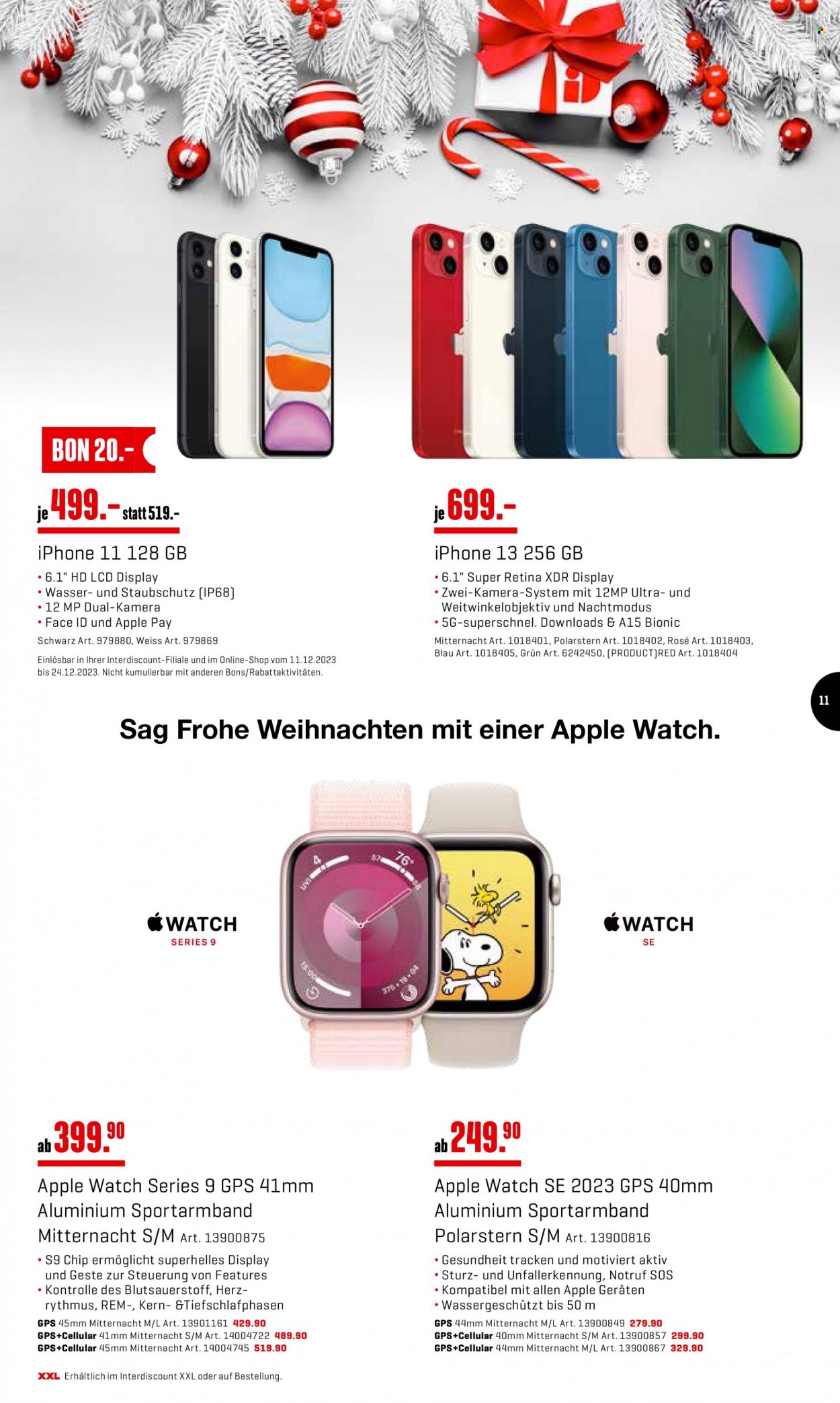 Prospekt Interdiscount - 18.12.2023 - 24.12.2023. Seite 11