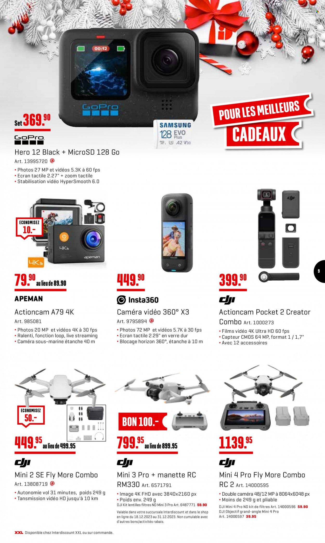 Prospekt Interdiscount - 18.12.2023 - 24.12.2023. Seite 9