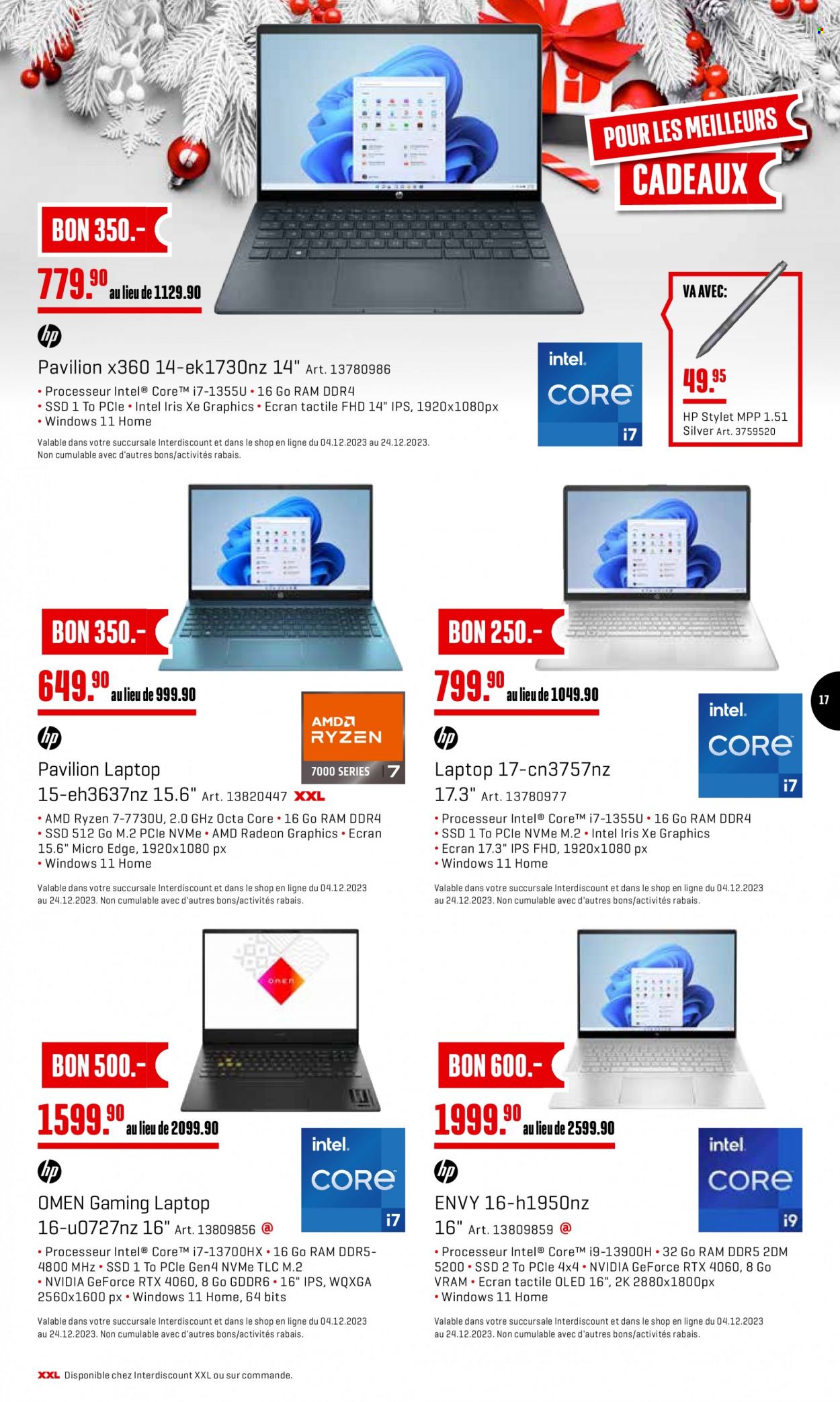 Prospekt Interdiscount - 18.12.2023 - 24.12.2023. Seite 17
