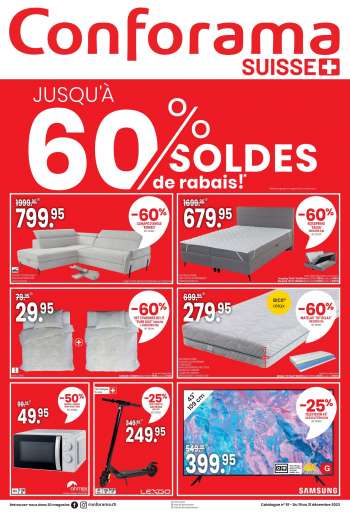 Catalogue Conforama - 19.12.2023 - 1.1.2024.