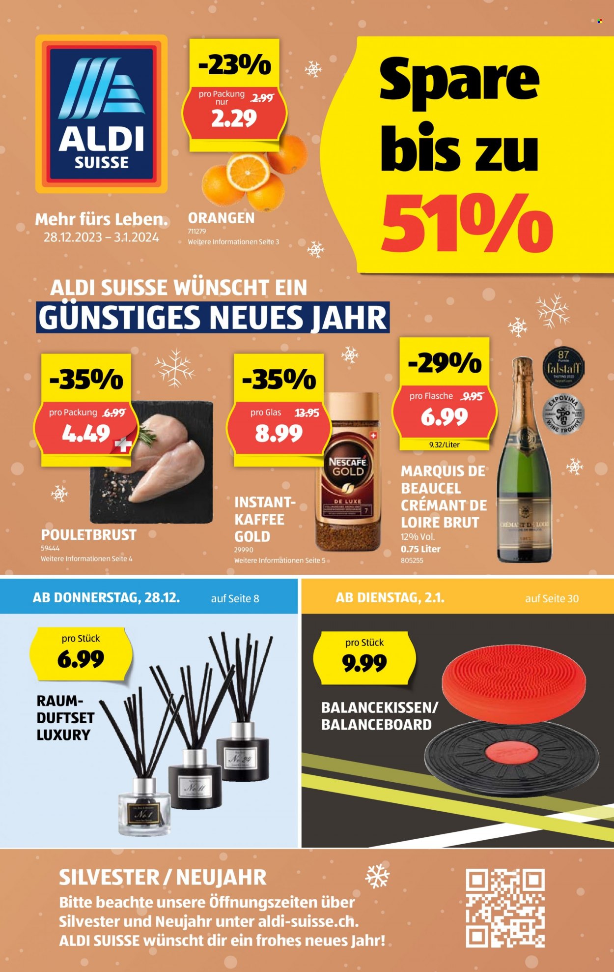 Volantino Aldi - 28.12.2023 - 3.1.2024. Pagina 1