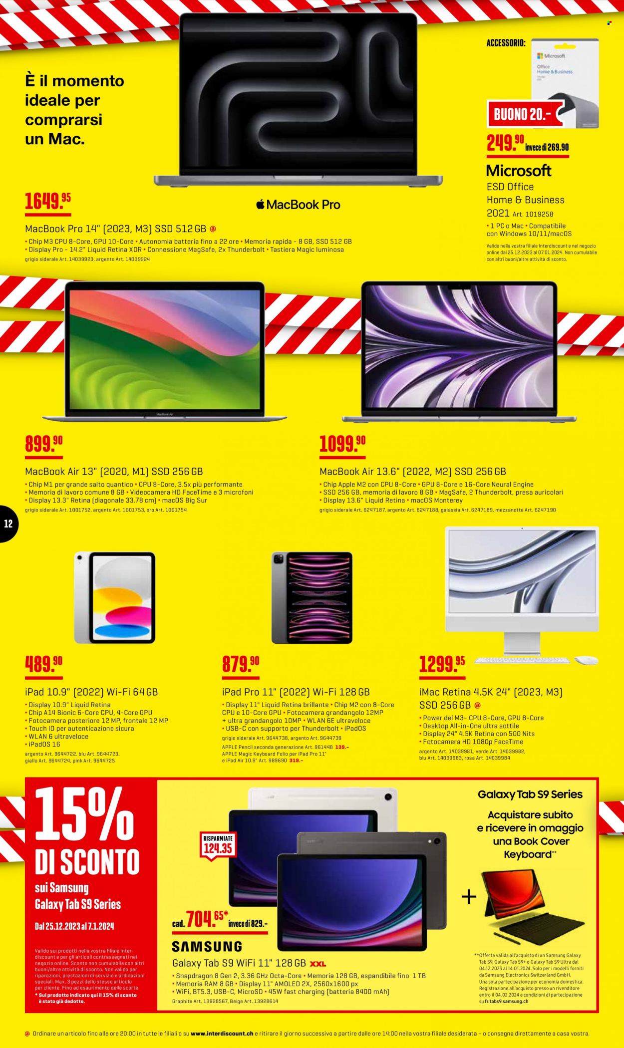 Catalogue Interdiscount - 25.12.2023 - 7.1.2024. Page 12