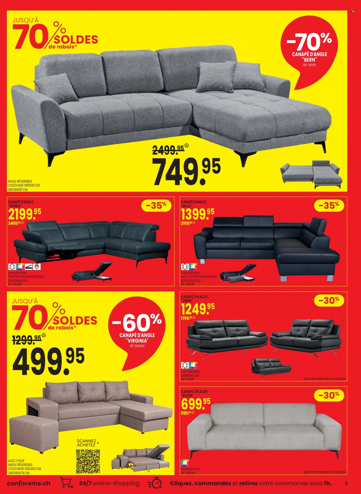 Prospekt Conforama - 26.12.2023 - 8.1.2024. Seite 3