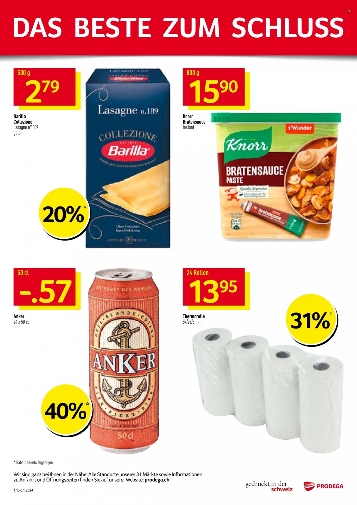 Volantino Prodega - 1.1.2024 - 6.1.2024. Pagina 36