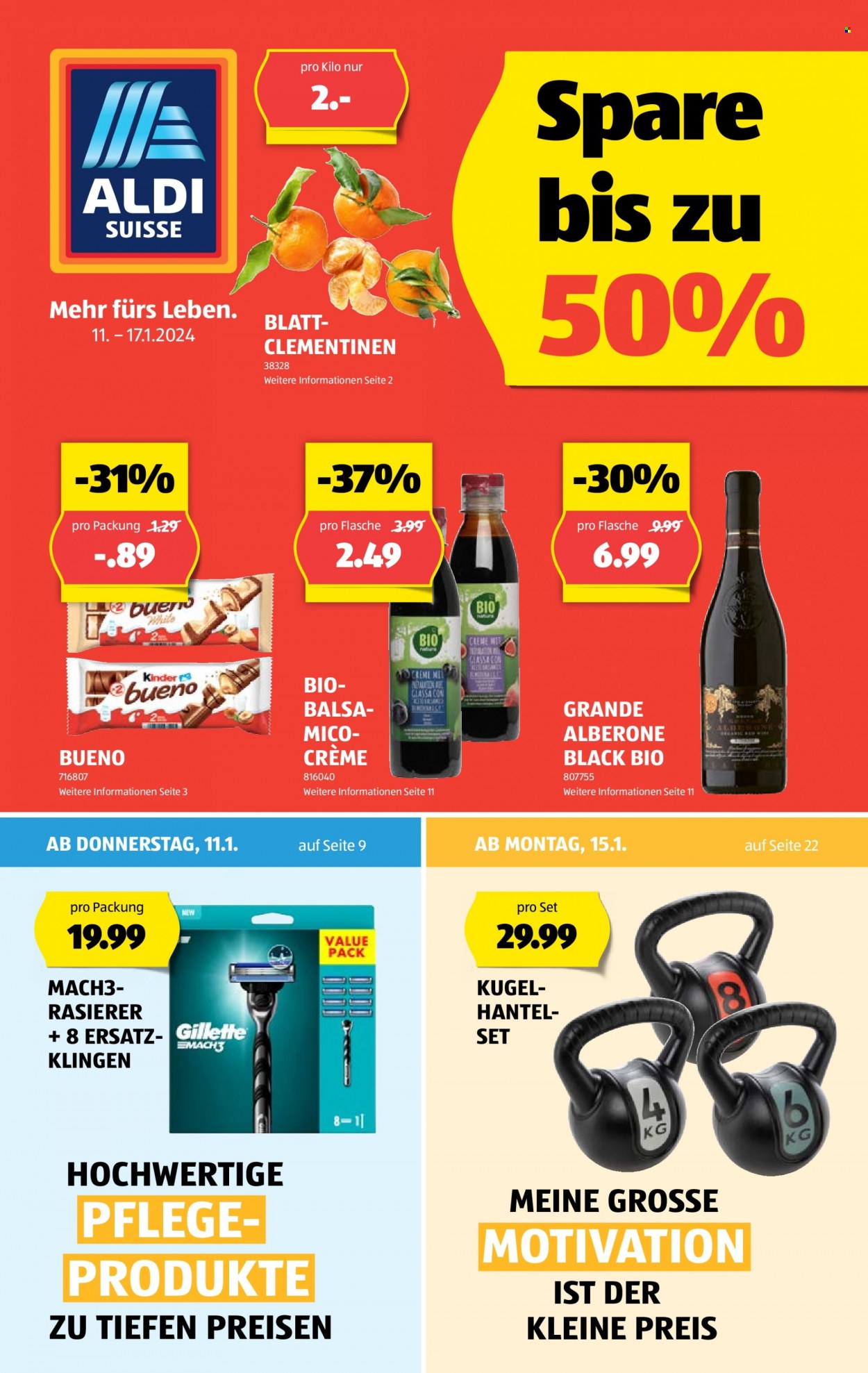 Catalogue Aldi - 11.1.2024 - 17.1.2024. Page 1