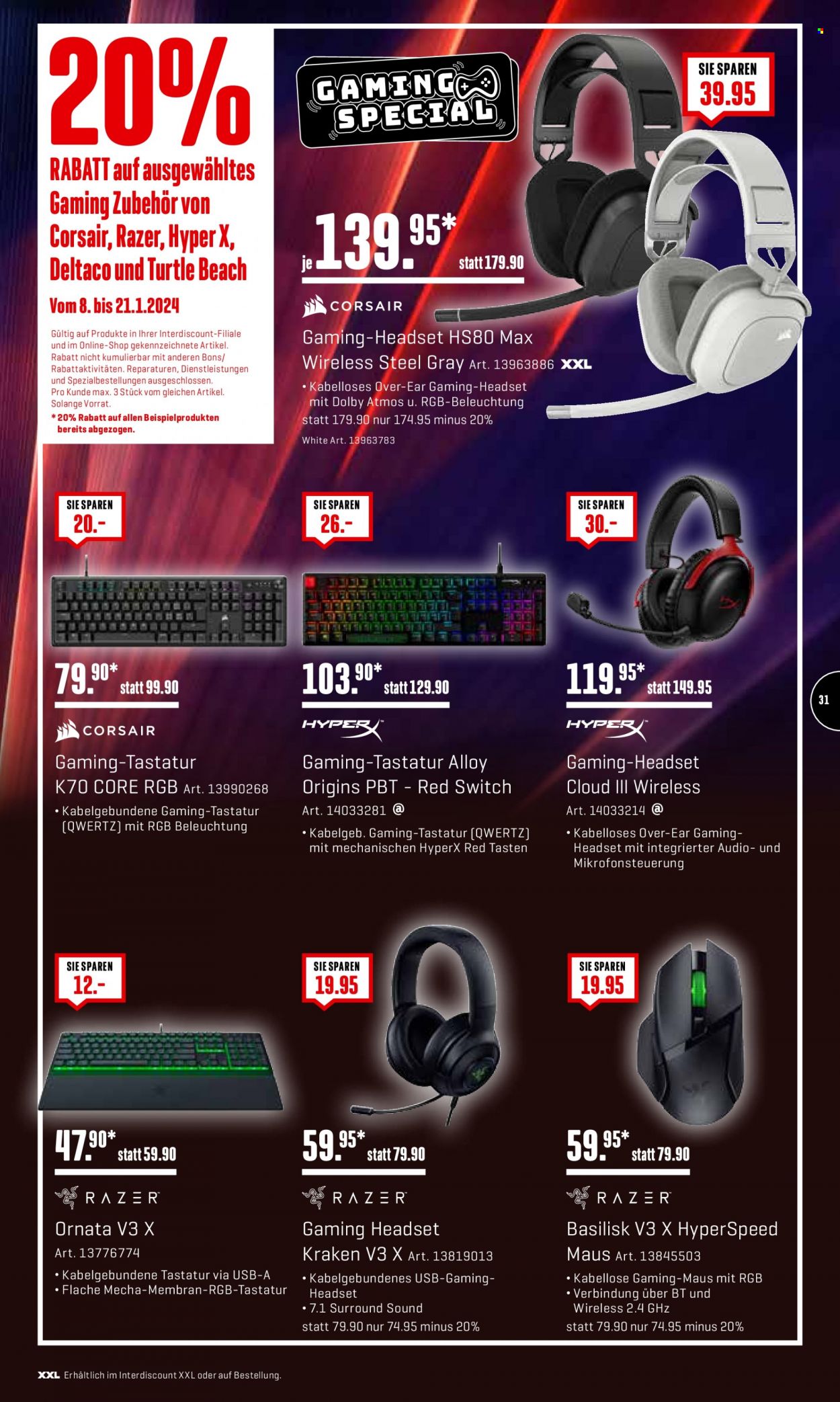 Catalogue Interdiscount - 8.1.2024 - 21.1.2024. Page 31