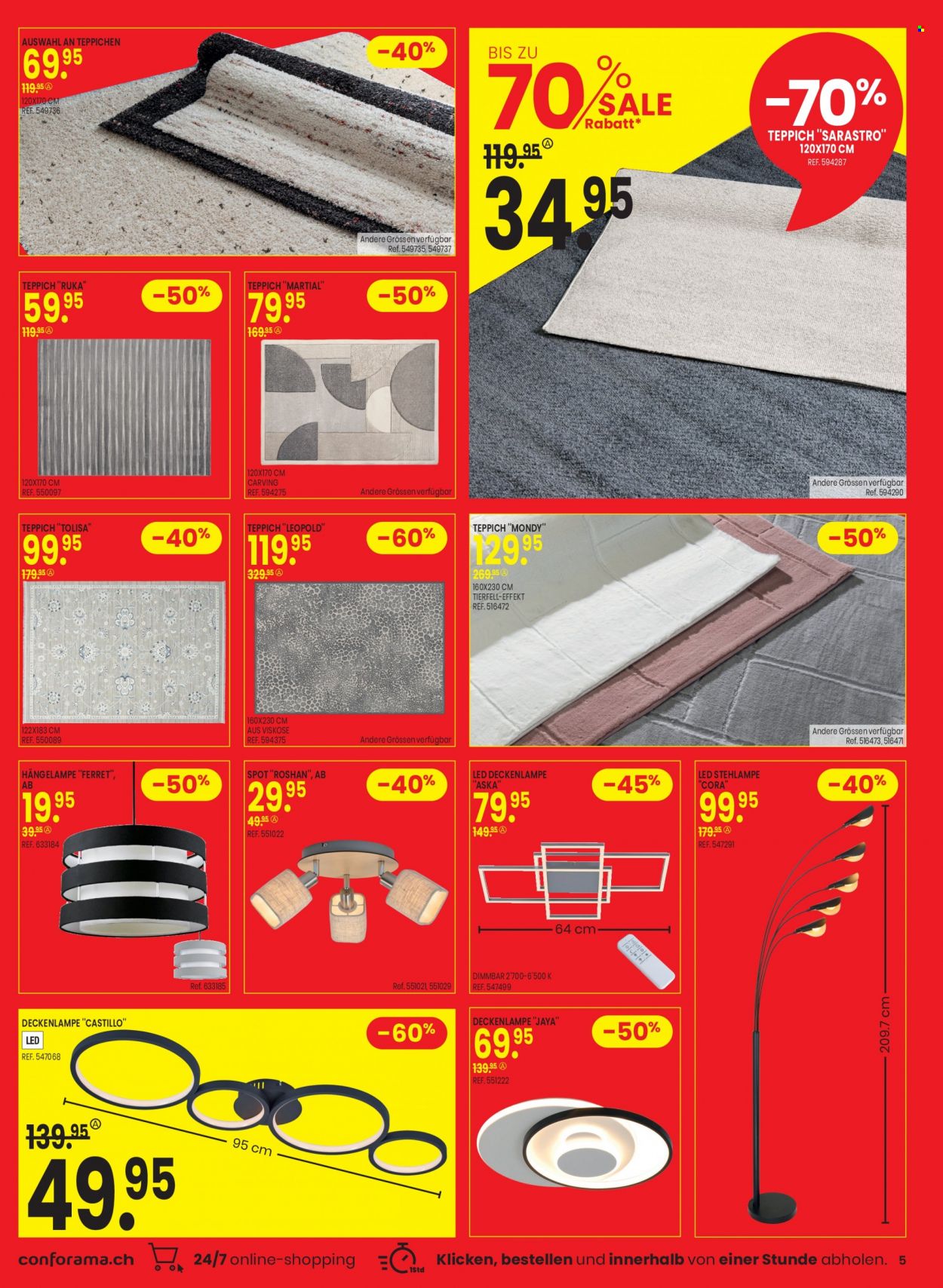 Volantino Conforama - 9.1.2024 - 22.1.2024. Pagina 5