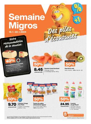 Volantino Migros - 16.1.2024 - 22.1.2024.