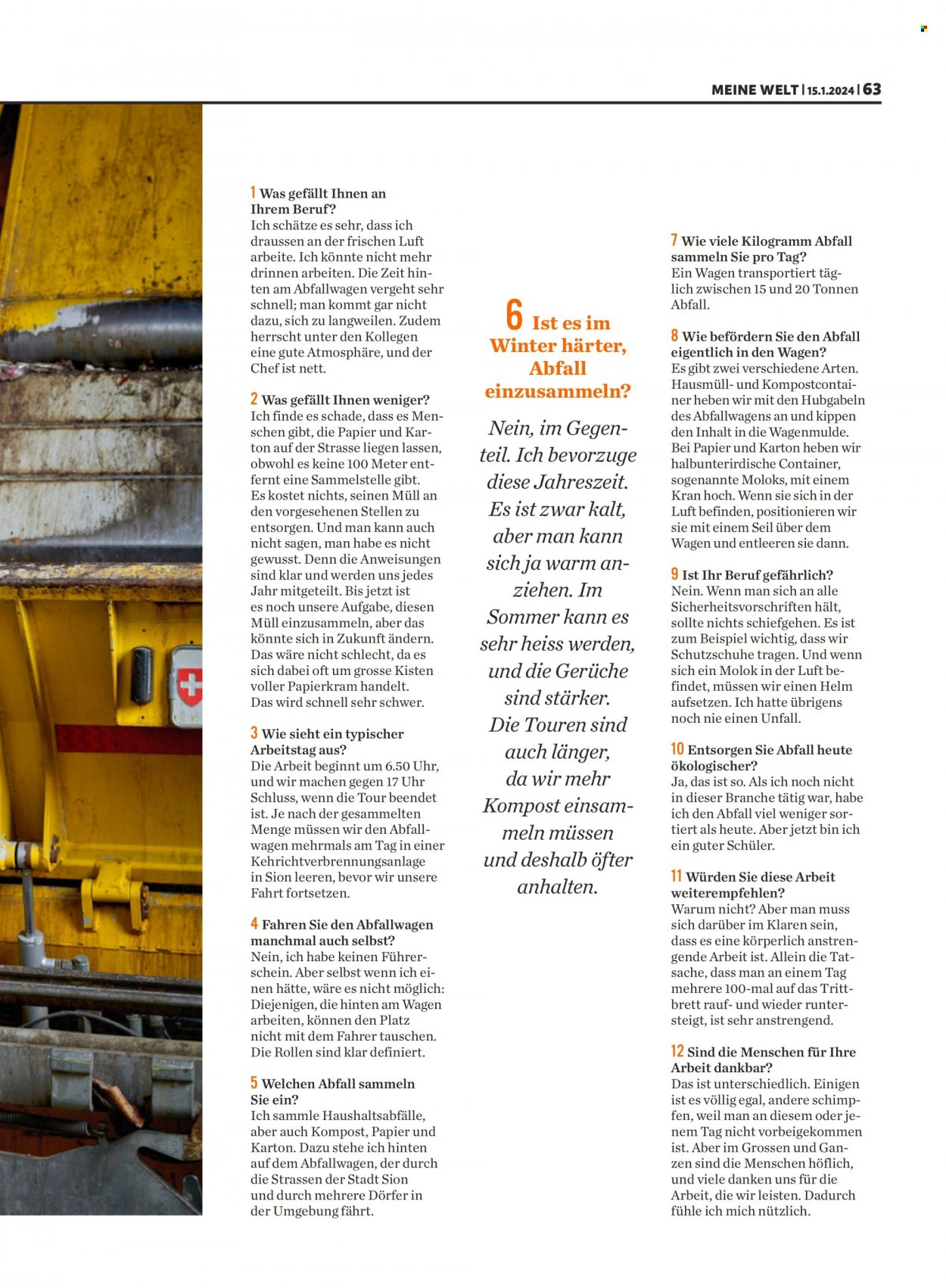 Catalogue Migros - 15.1.2024 - 21.1.2024. Page 63