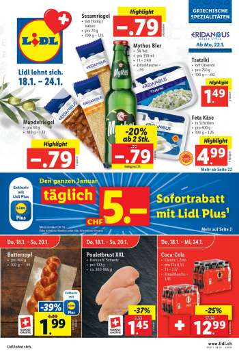 Catalogue Lidl - 18.1.2024 - 24.1.2024.