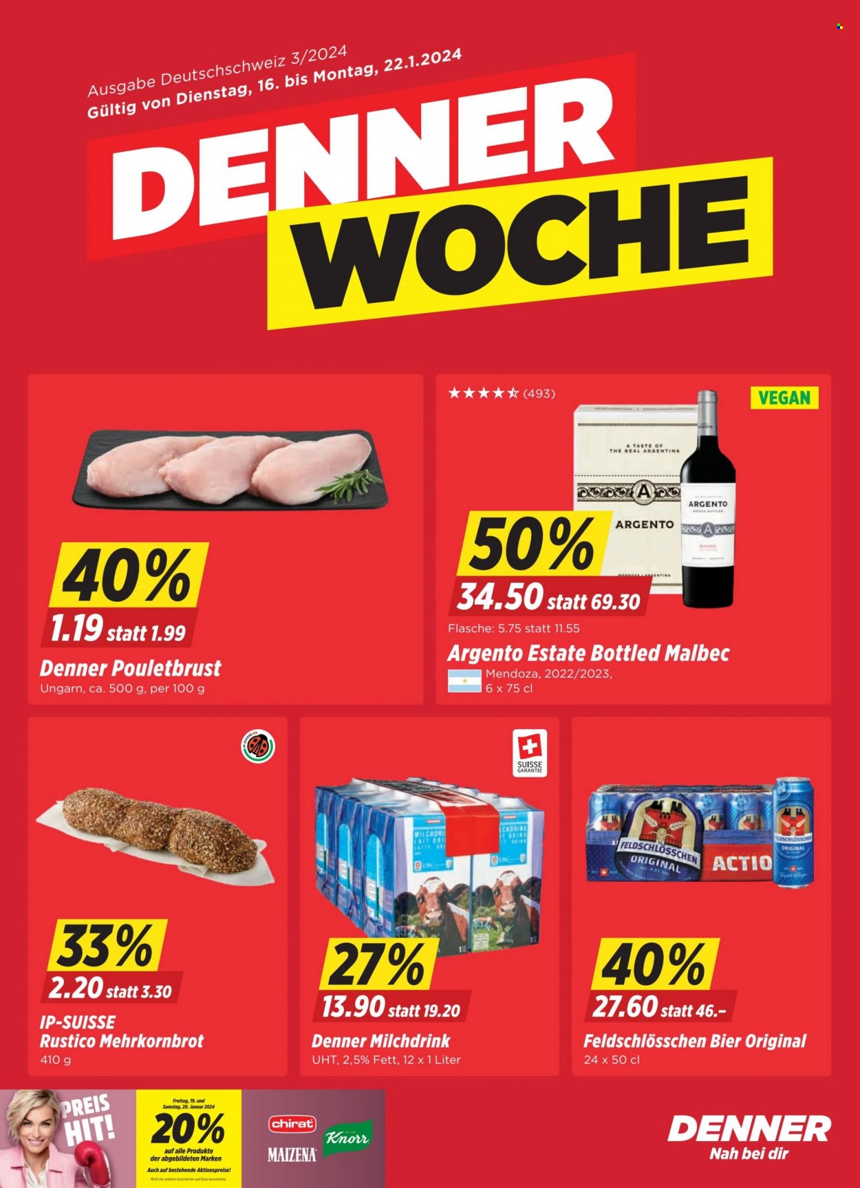 Volantino Denner - 16.1.2024 - 22.1.2024. Pagina 1