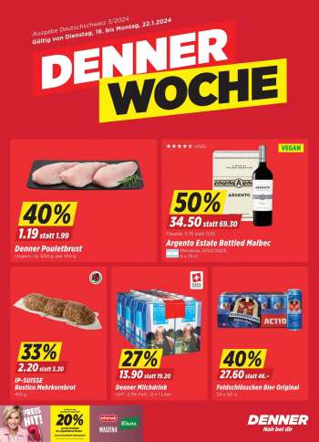 Catalogue Denner - 16.1.2024 - 22.1.2024.