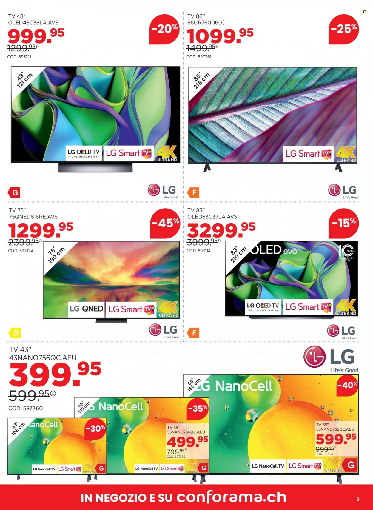 Volantino Conforama - 16.1.2024 - 22.1.2024. Pagina 3