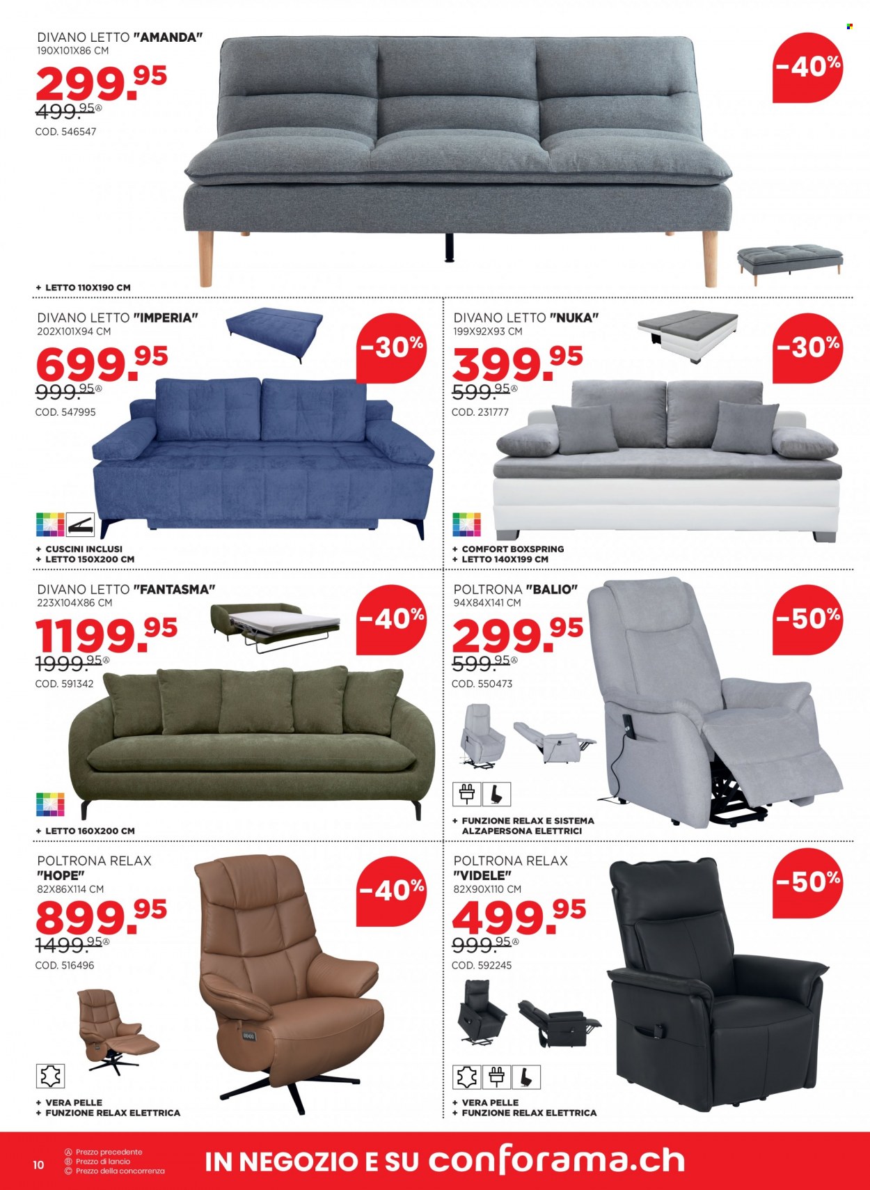Volantino Conforama - 16.1.2024 - 22.1.2024. Pagina 10