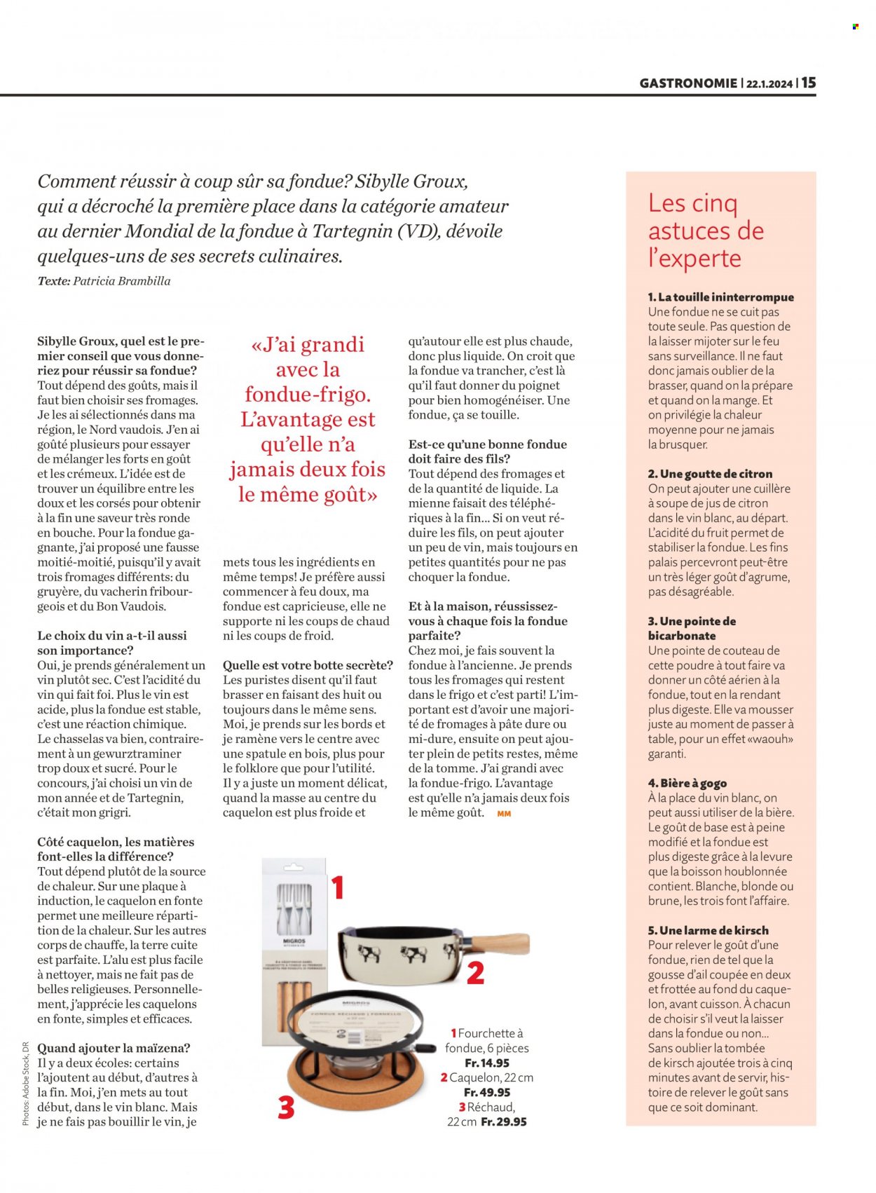 Volantino Migros - 22.1.2024 - 28.1.2024. Pagina 15