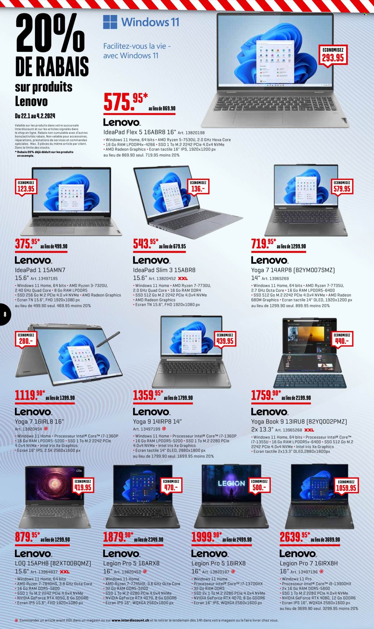 Catalogue Interdiscount - 22.1.2024 - 4.2.2024. Page 8