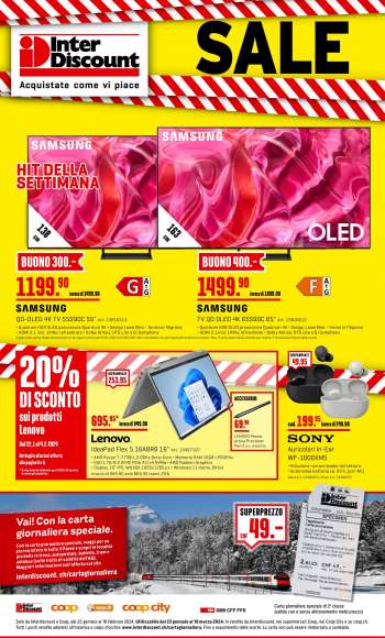 Volantino Interdiscount - 22.1.2024 - 4.2.2024.