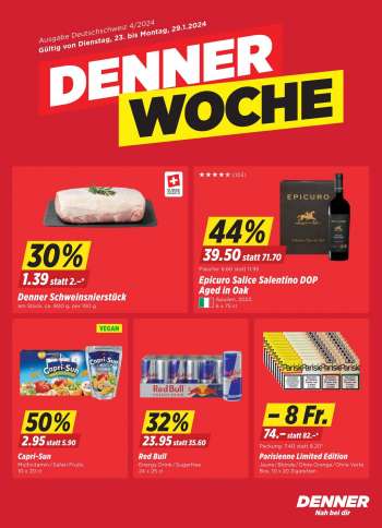 Prospekte Denner - 23.1.2024 - 29.1.2024.