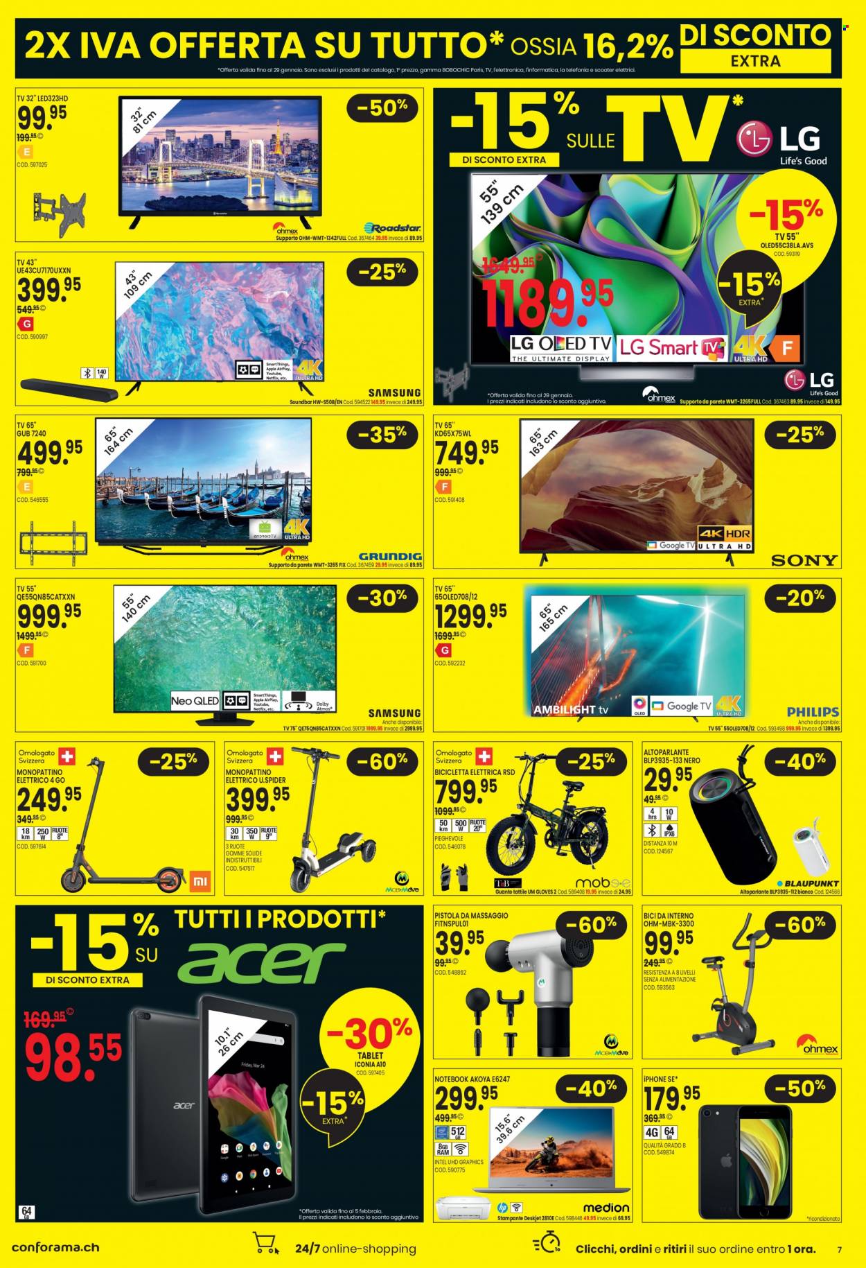 Volantino Conforama - 23.1.2024 - 5.2.2024. Pagina 7