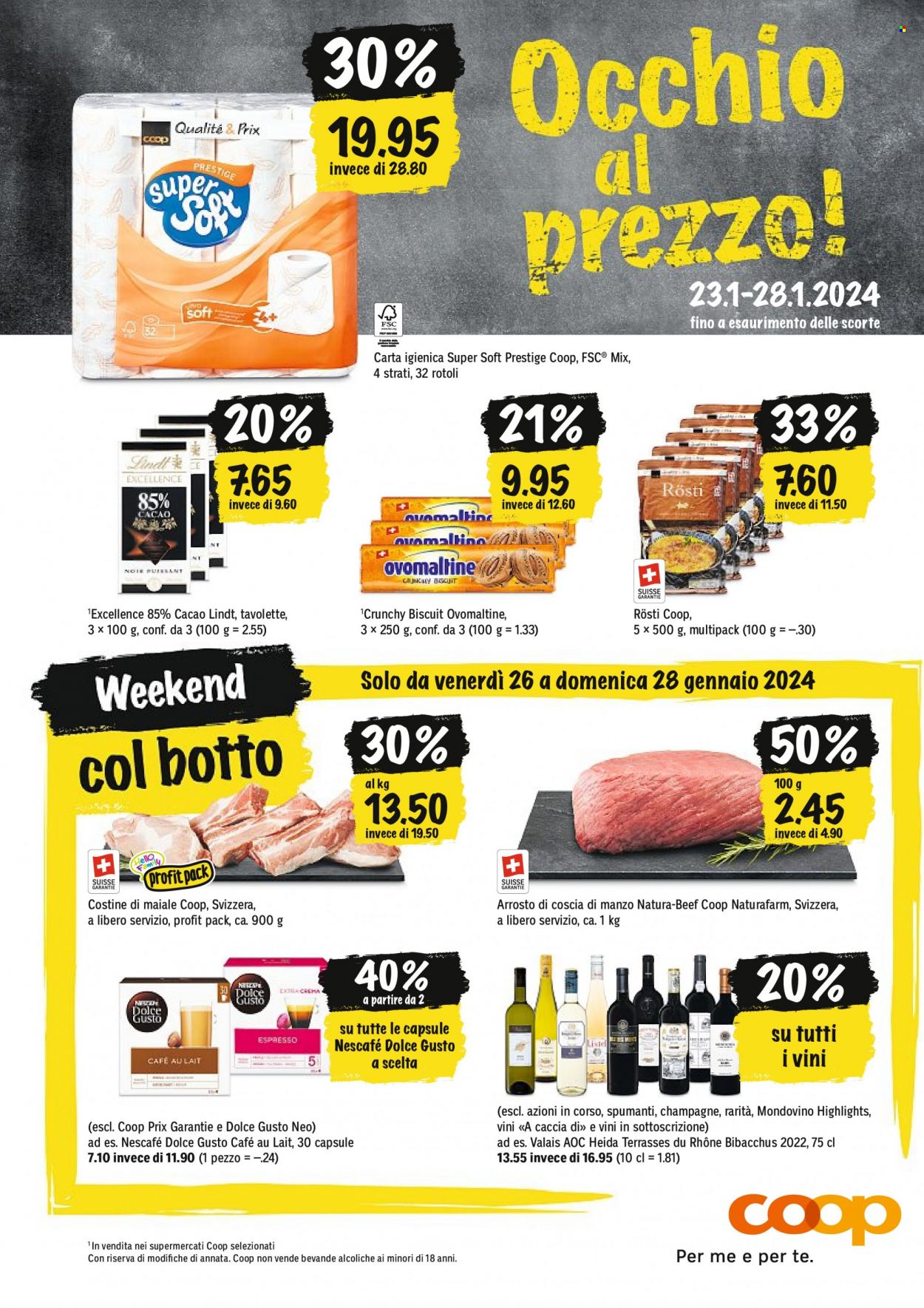 Volantino Coop - 23.1.2024 - 28.1.2024. Pagina 16