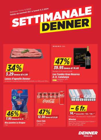 Prospekte Denner - 30.1.2024 - 5.2.2024.