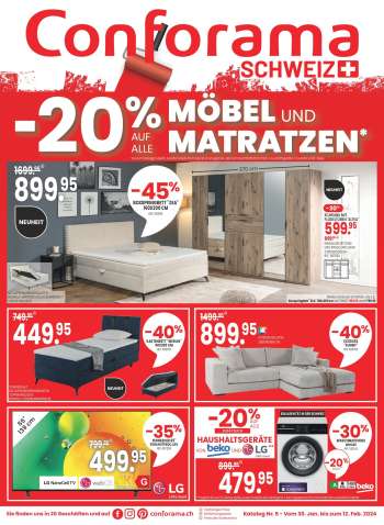 Catalogue Conforama - 30.1.2024 - 12.2.2024.