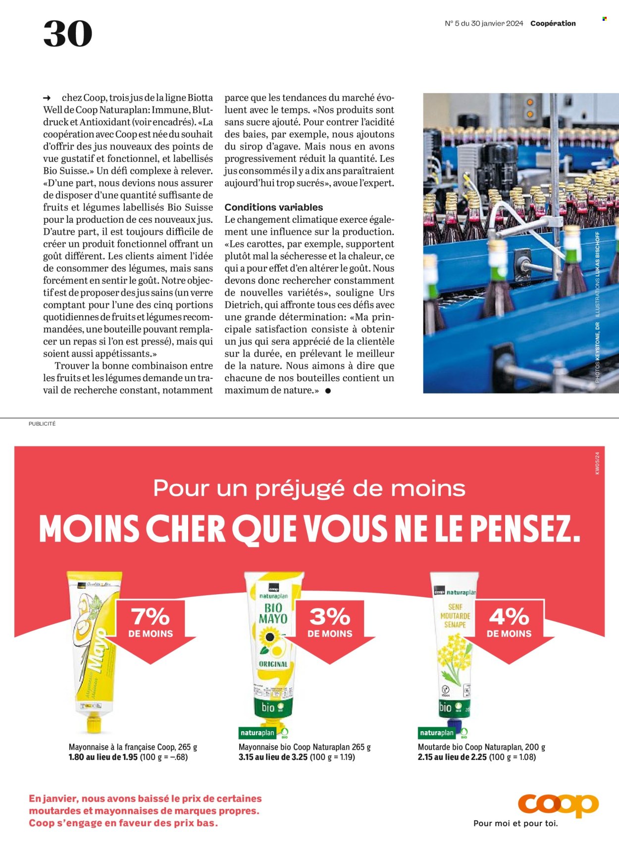 Prospekt Coop - 30.1.2024 - 5.2.2024. Seite 30