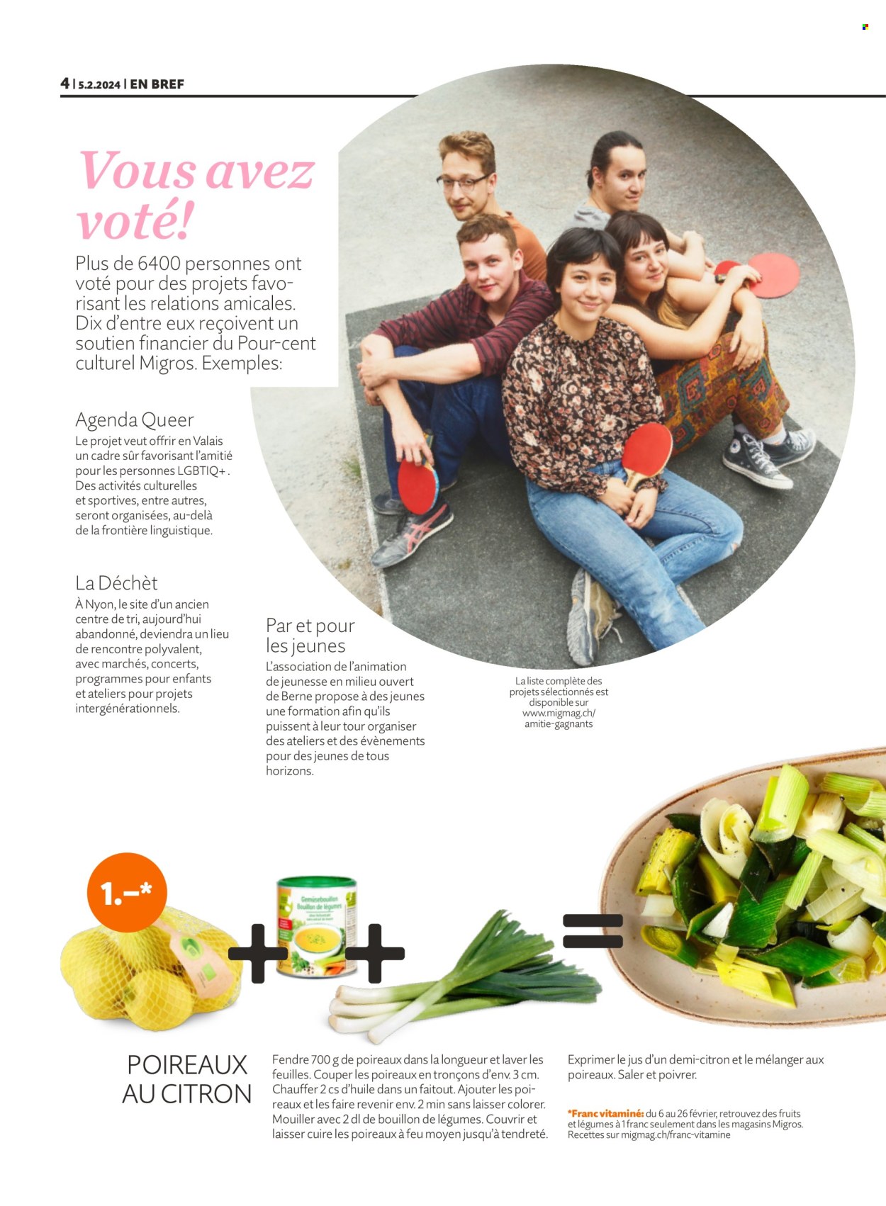 Prospekt Migros - 5.2.2024 - 11.2.2024. Seite 4