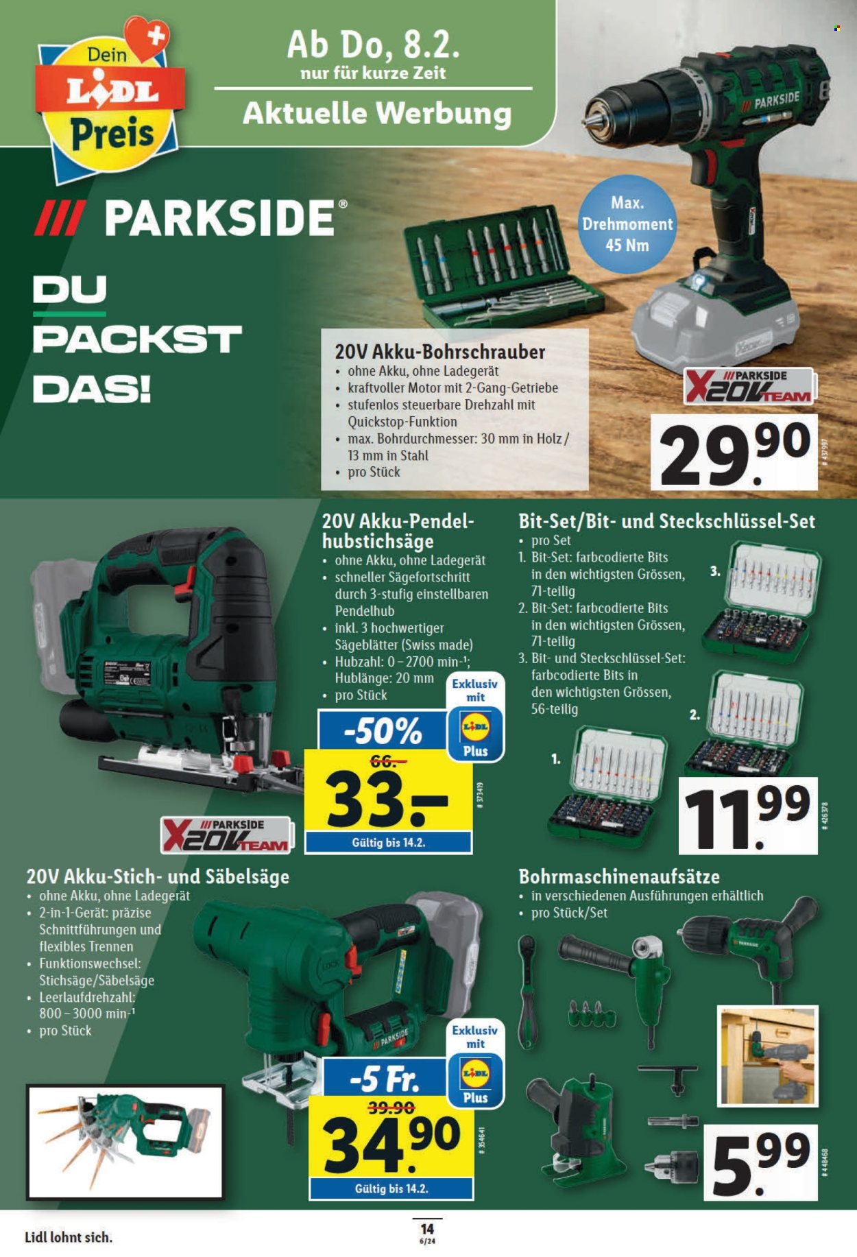 Prospekt Lidl - 8.2.2024 - 14.2.2024. Seite 14