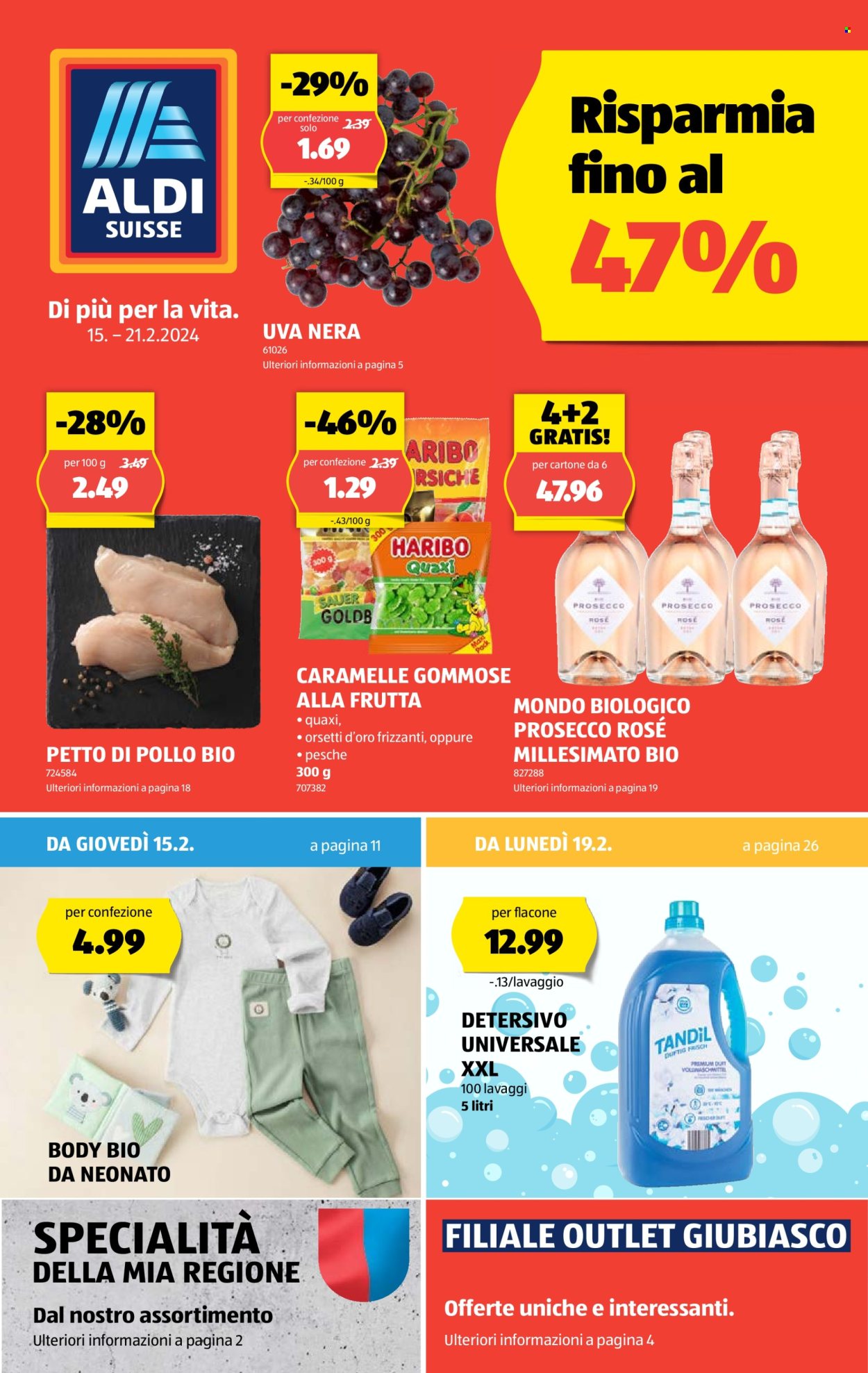Volantino Aldi - 15.2.2024 - 21.2.2024. Pagina 1