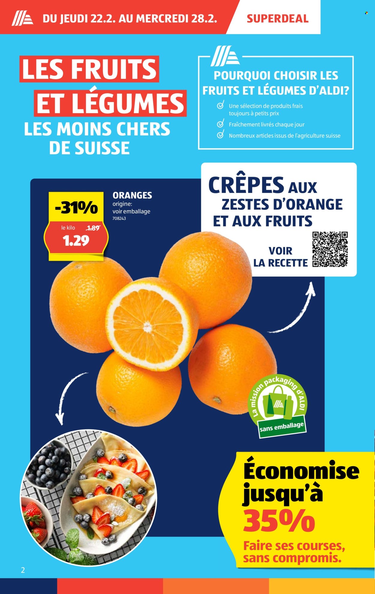 Catalogue Aldi - 22.2.2024 - 28.2.2024. Page 2